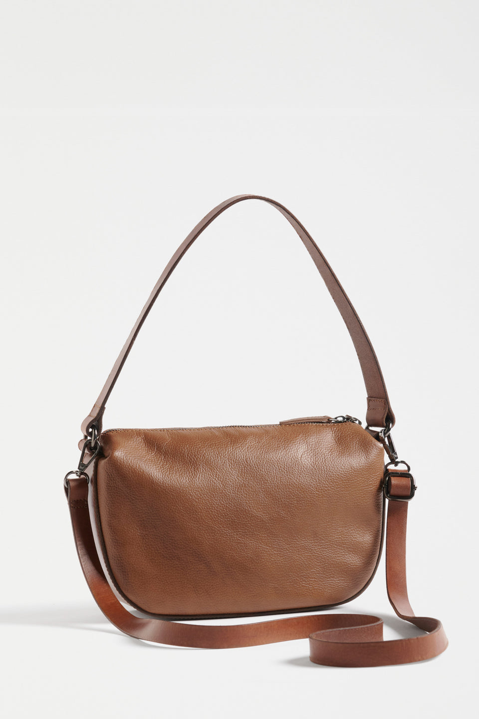 Illin Mini Leather Sling Shoulder Bag with Detachable Crossbody Strap Back | SIENNA