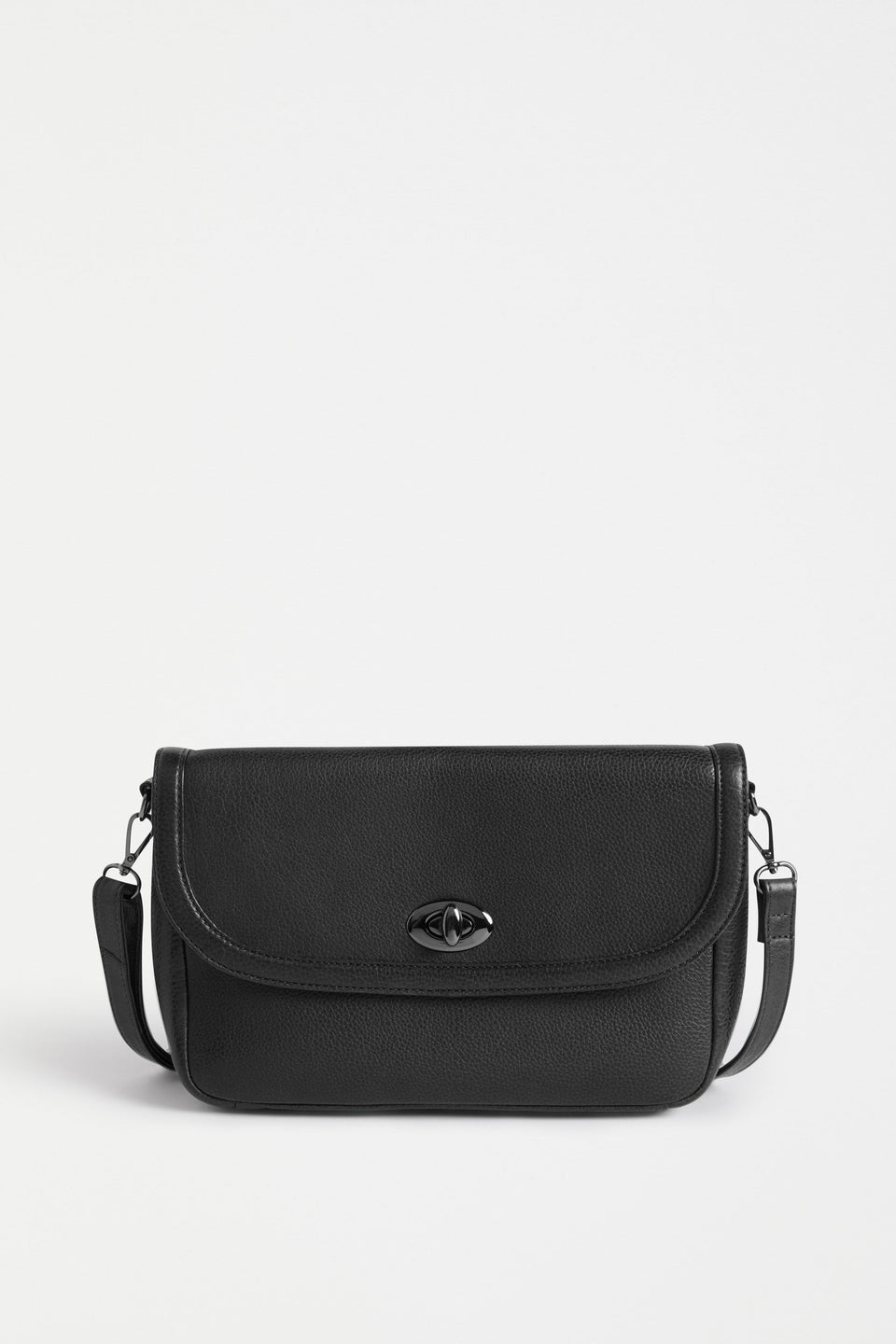 Unden Crossbody Bag Flat Lay | BLACK