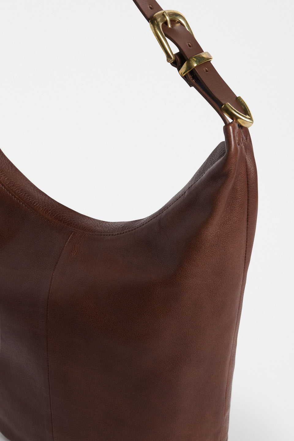 Lumme Tote Flat Lay Close Up of strap and buckle detail | SIENNA