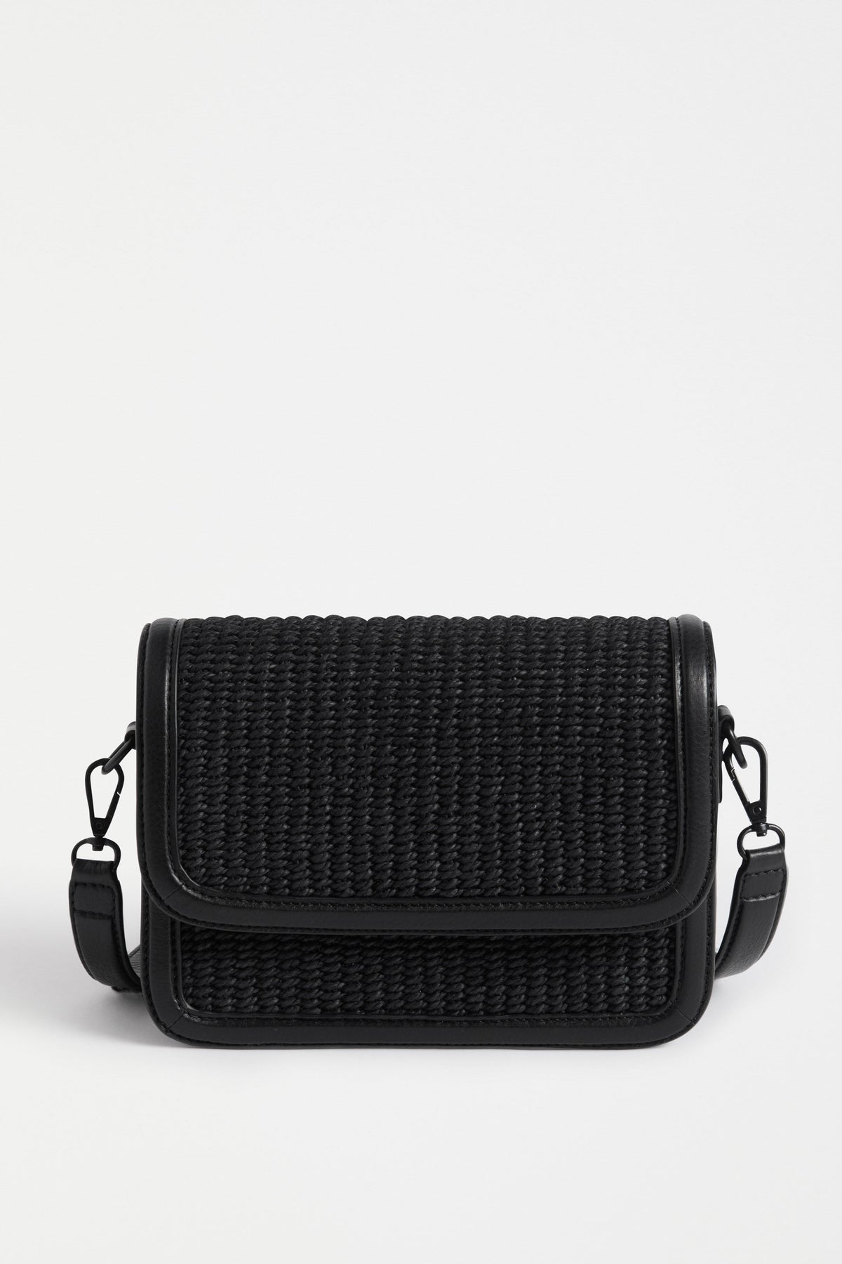 Ralffa Crossbody Bag Flat Lay | BLACK