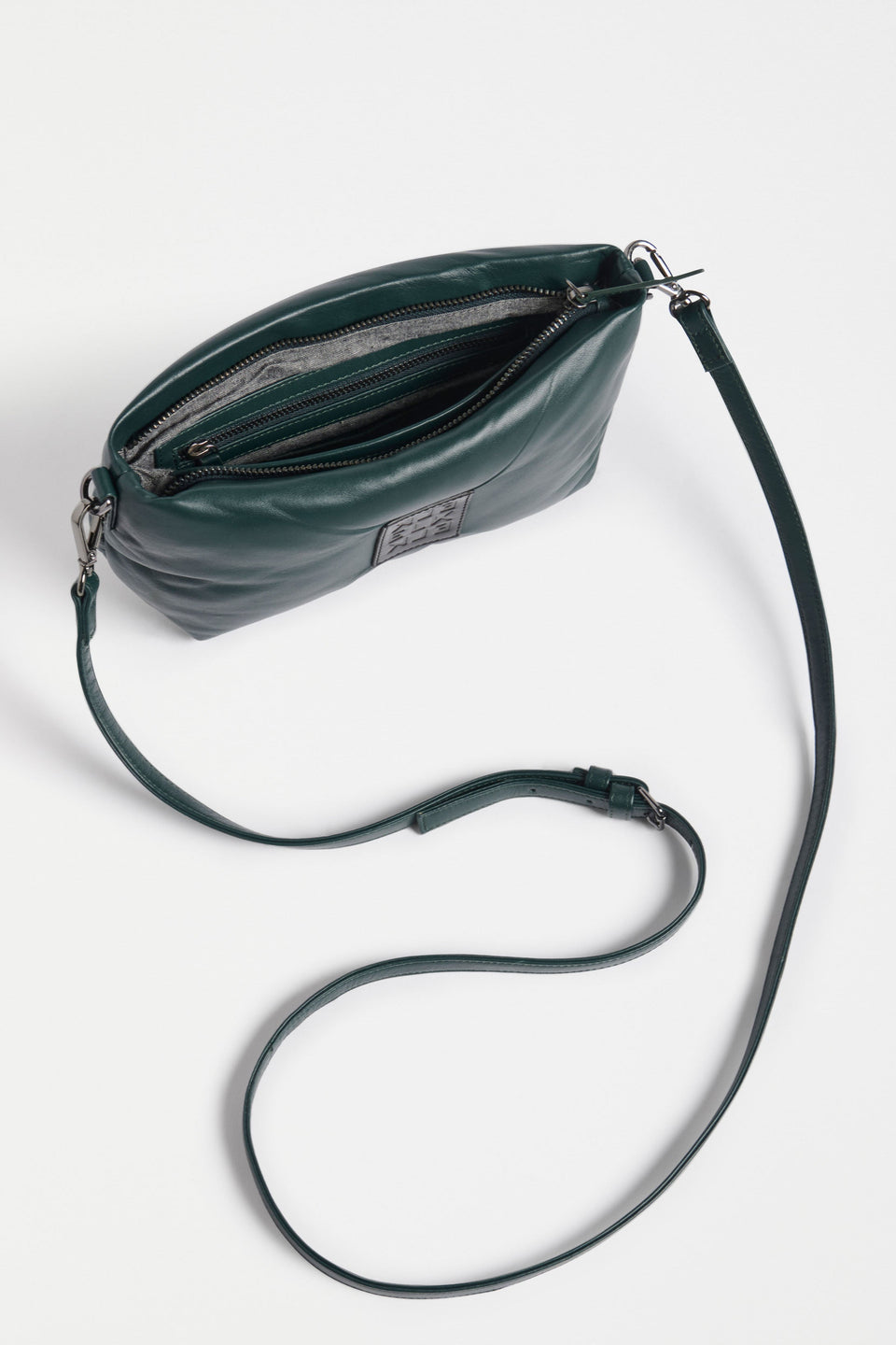 Moln Clutch Bag Flat Lay inside view with strap | JASPER