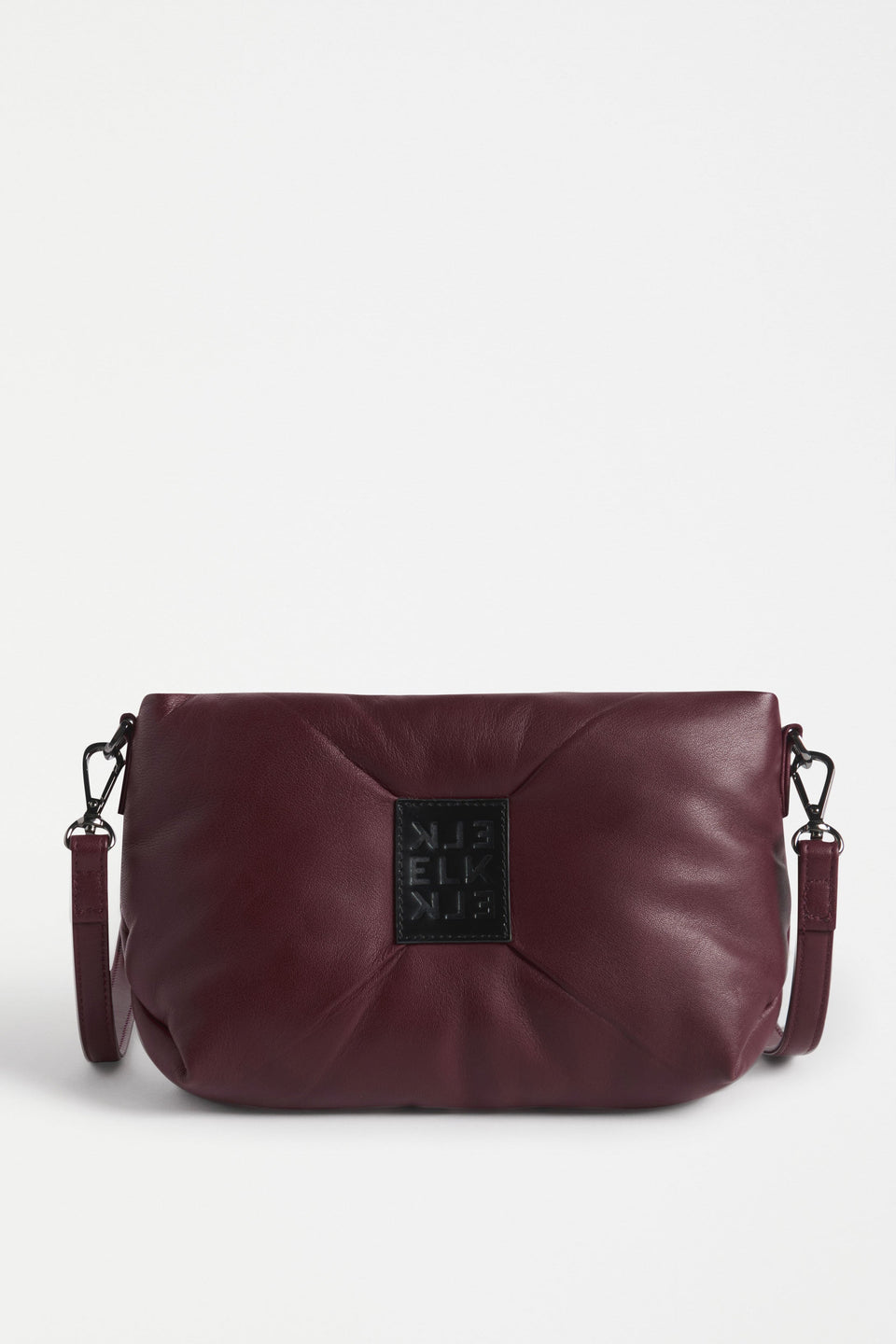 Moln Clutch Bag Flat Lay | BURGUNDY