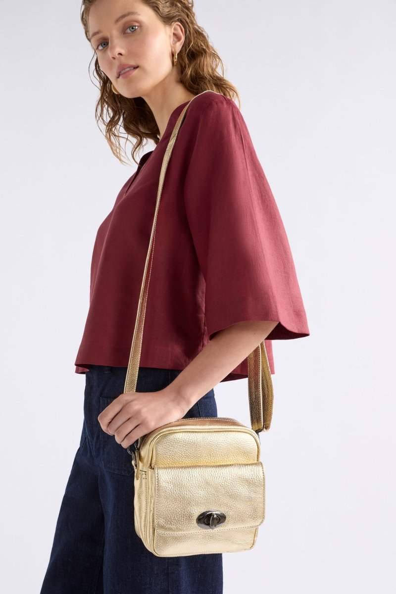 Sylle Crossbody Small Bags - ELK | GOLD