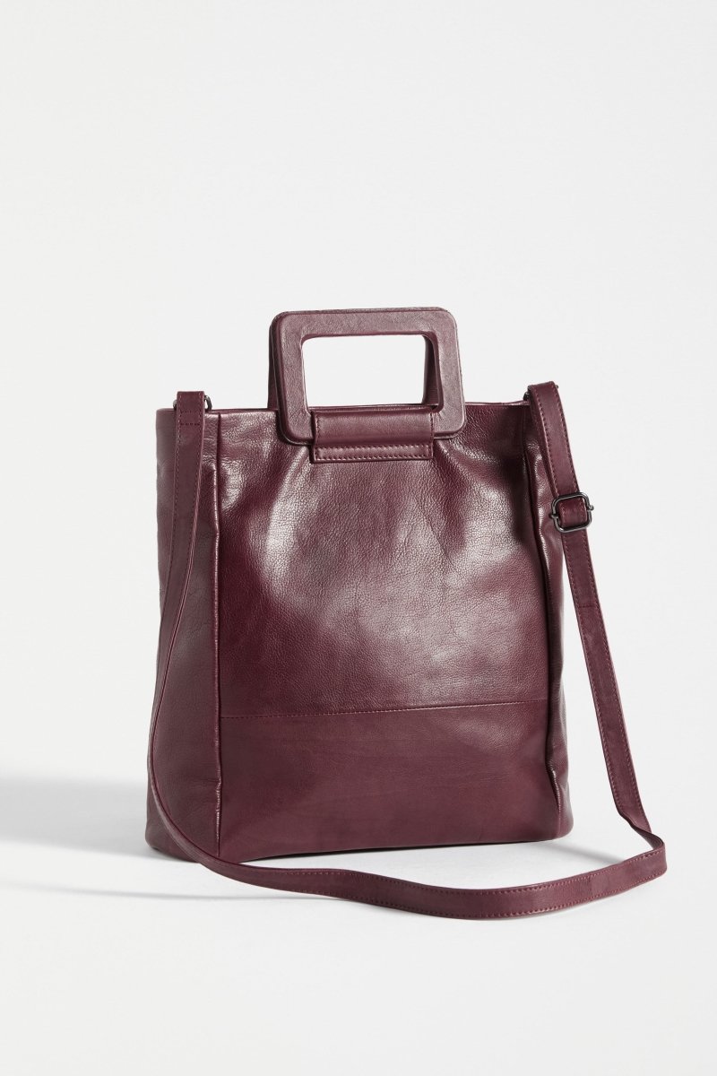 Nysa Tote Large Bags - ELK | BORDEAUX