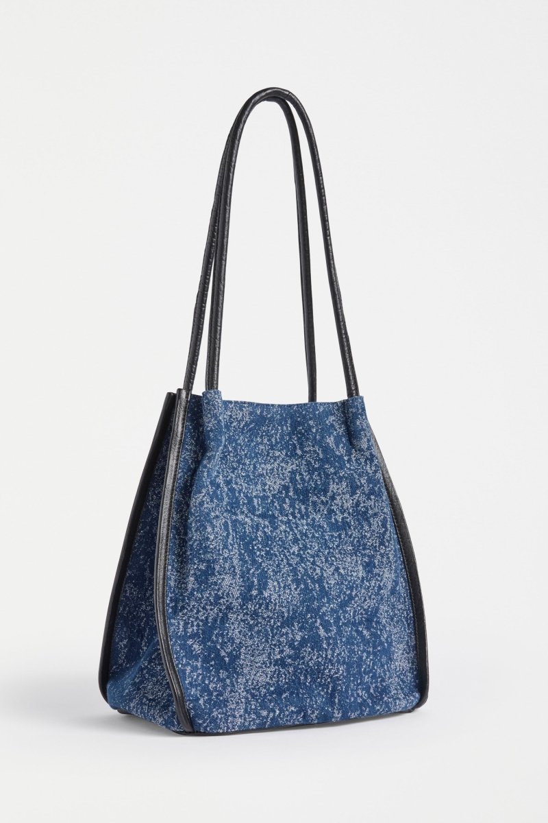 Nelas Fabric Tote Small Bags - ELK | FLECK JACQUARD