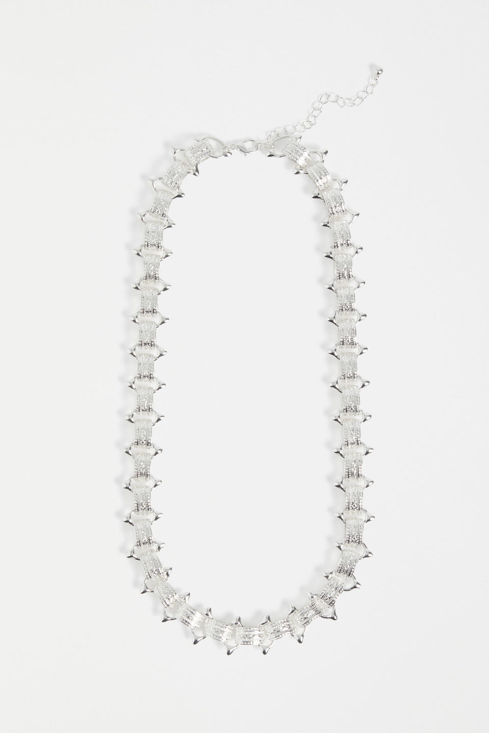 Hvass Chunky Metallic Short Necklace | SILVER