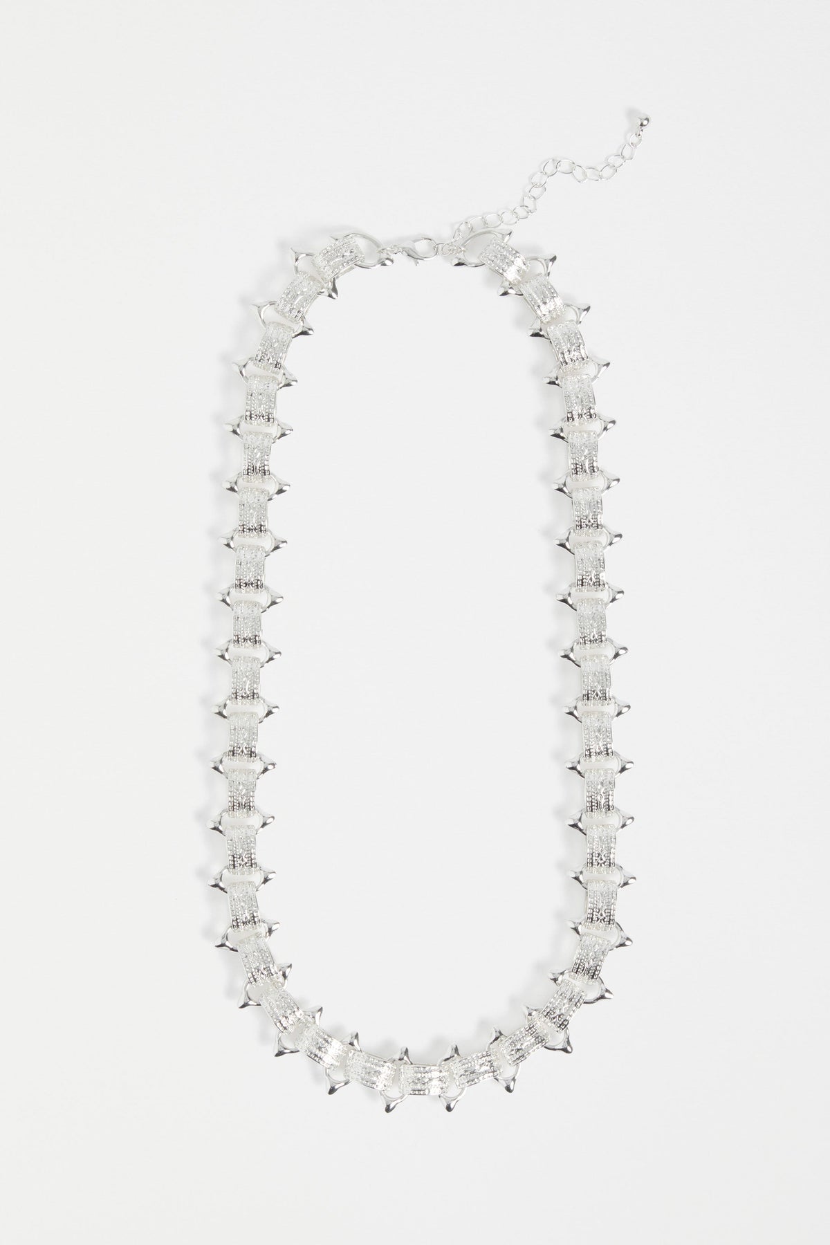Hvass Chunky Metallic Short Necklace | SILVER