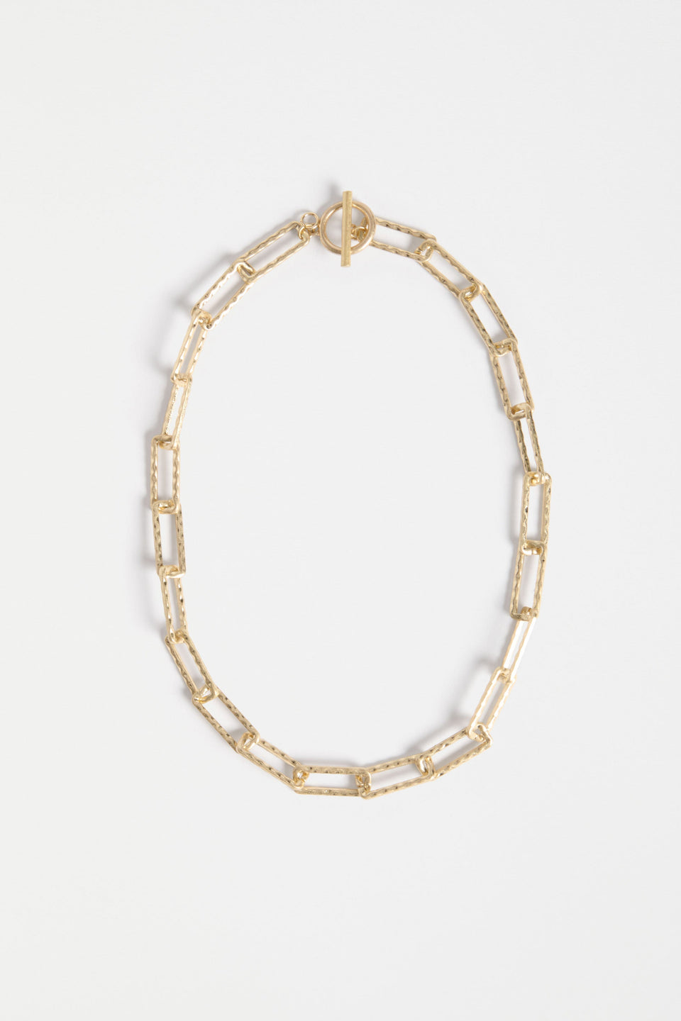 Ringva Necklace Flat Lay | GOLD