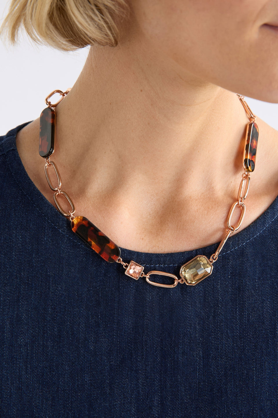 Eimii Necklace Necklaces - ELK | GUNMETAL