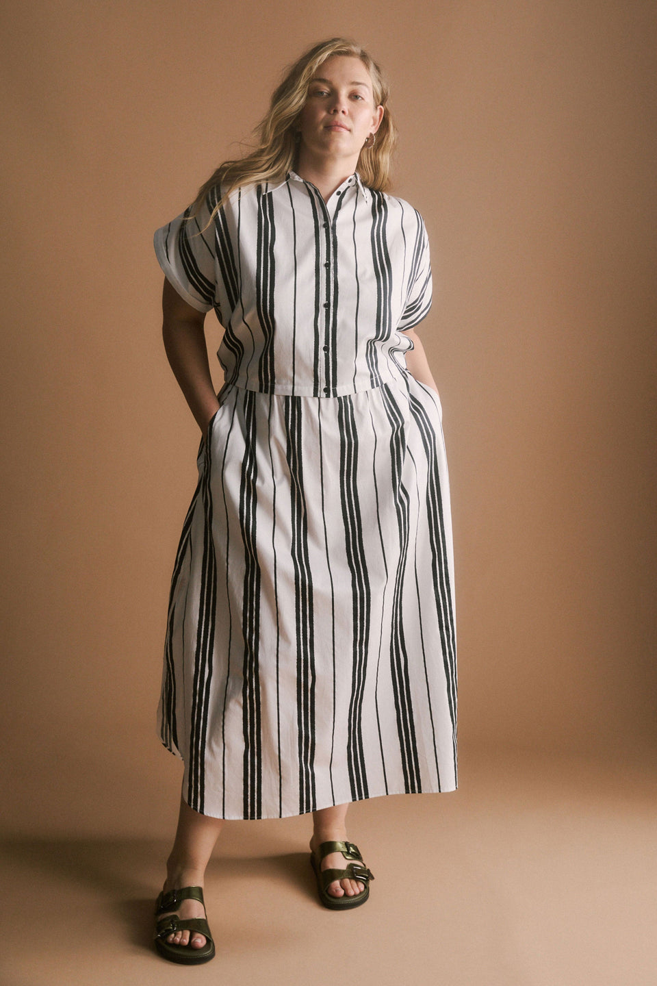 Reza Shirt Tops - ELK | FEZ PRINT WHITE