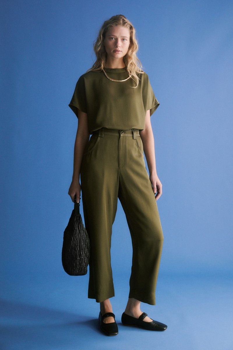 Hullu Pant (Pants & Jeans) -ELK AU | BRIGHT OLIVE