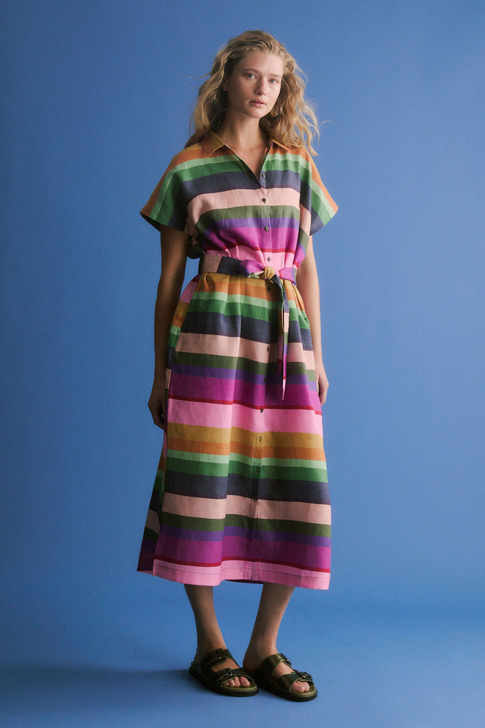 Tilko Shirt Dress Dresses Campaign full body - ELK | LYSBRO PRINT