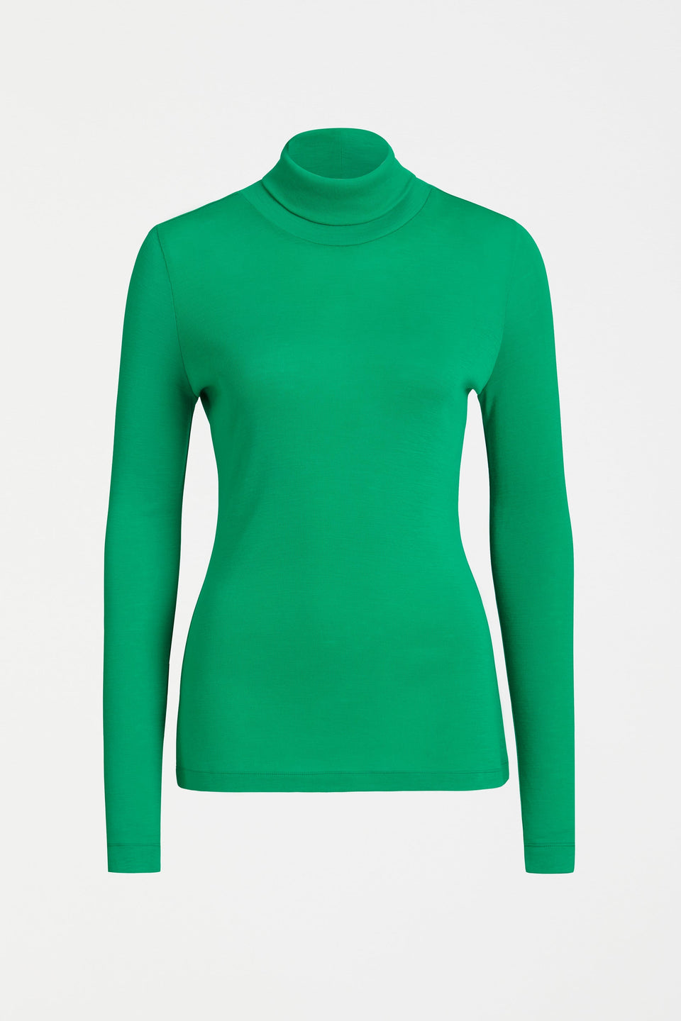 Merino Lightweight Long Sleeve Skivvy Front | GREEN