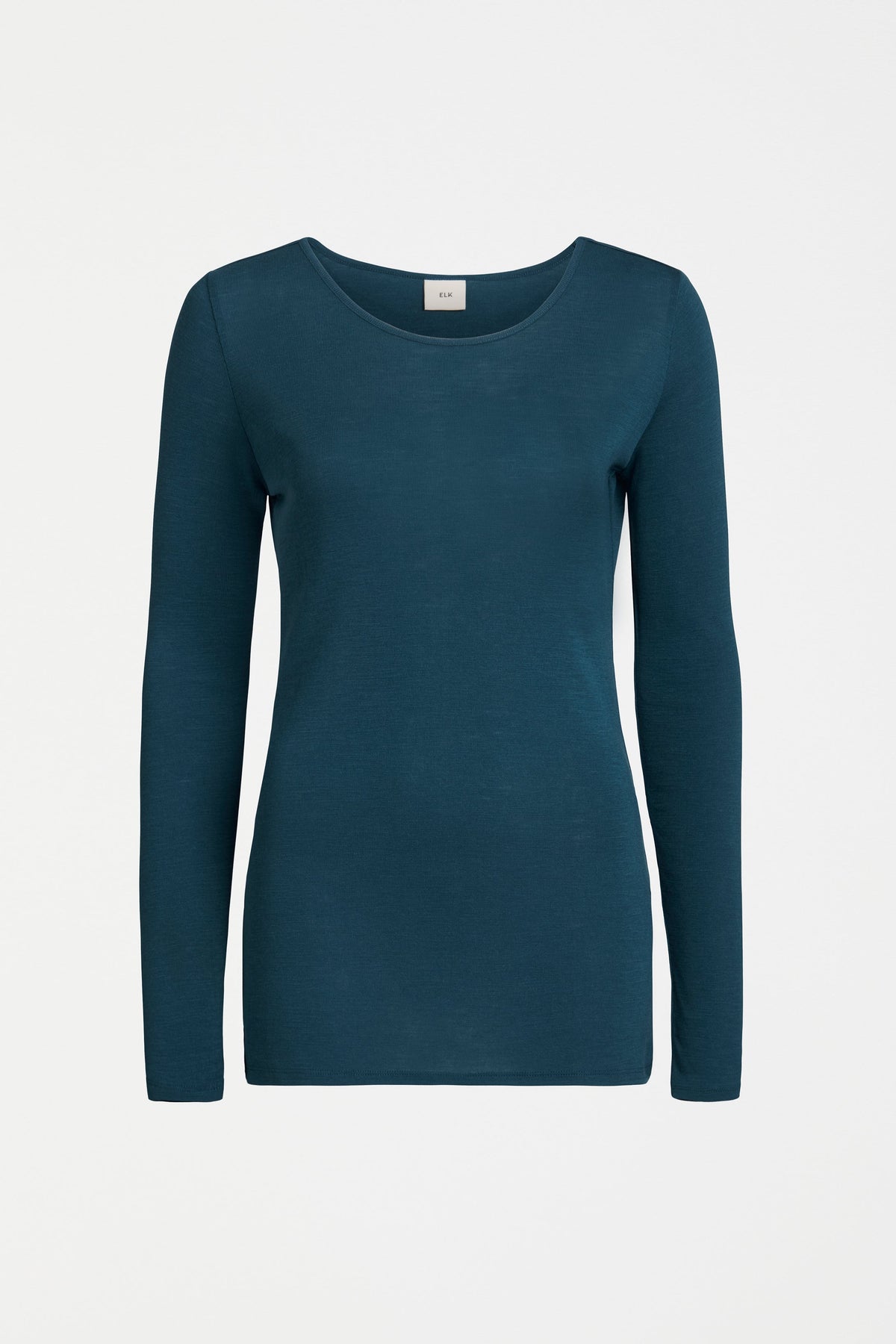 Merino Wool Long Sleeve Skin Top Front | JASPER