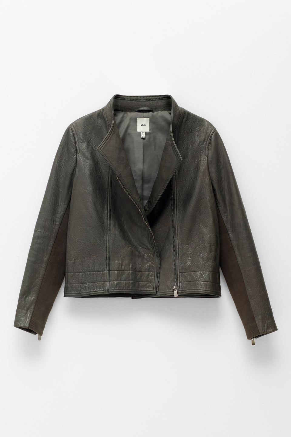 Lader Biker Leather Jacket Front | TARMAC