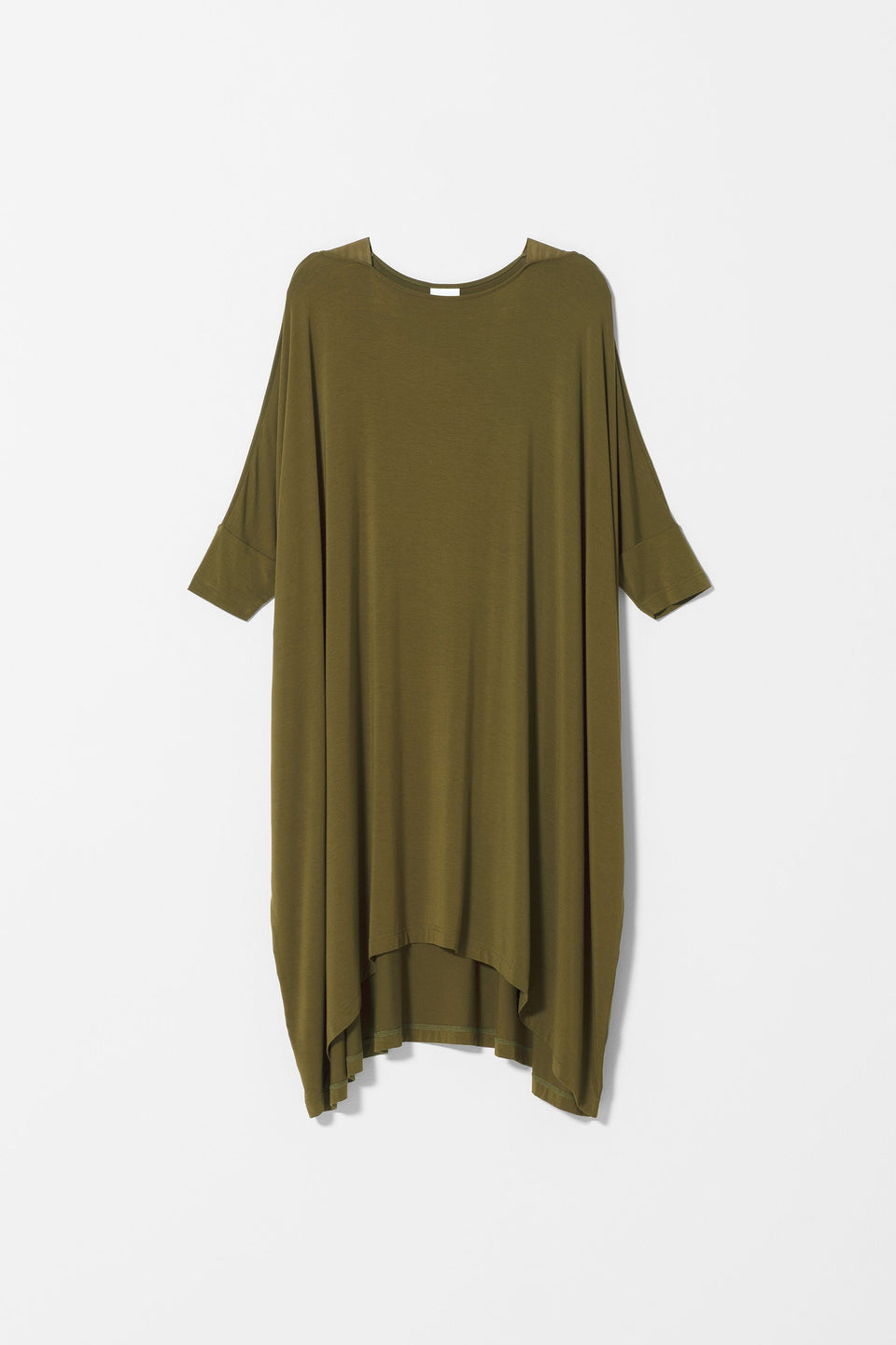 Wide Stretch Classic Jersey Dress Front | DARK CITRONELLE