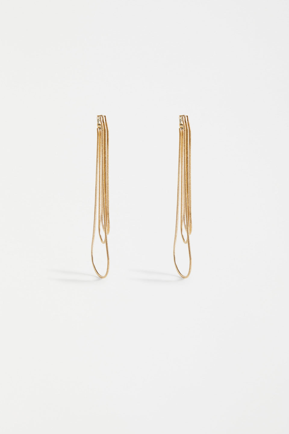 Lans Minimalistic Chain Drop Earring | GOLD