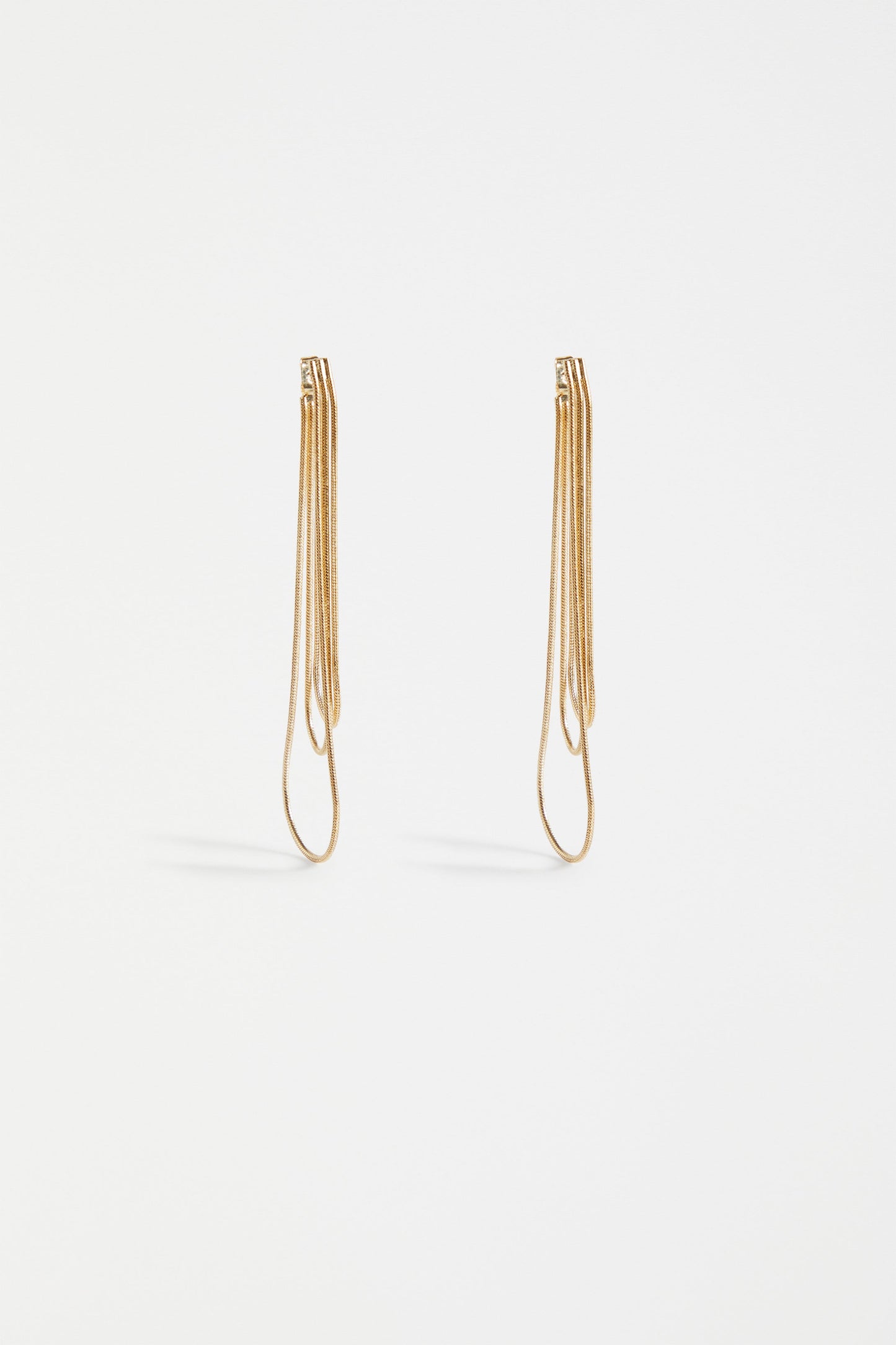 Lans Minimalistic Chain Drop Earring | GOLD