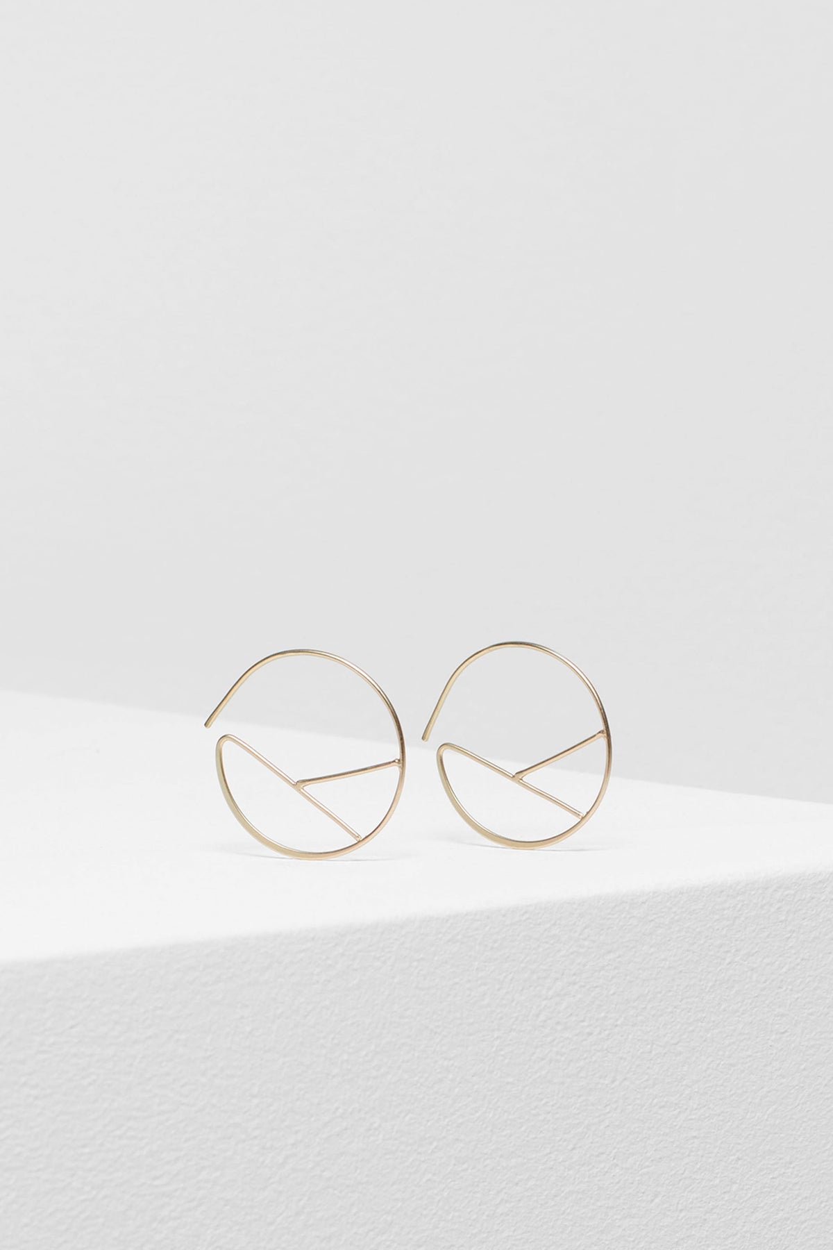 Hallie Earrings | GOLD MATTE