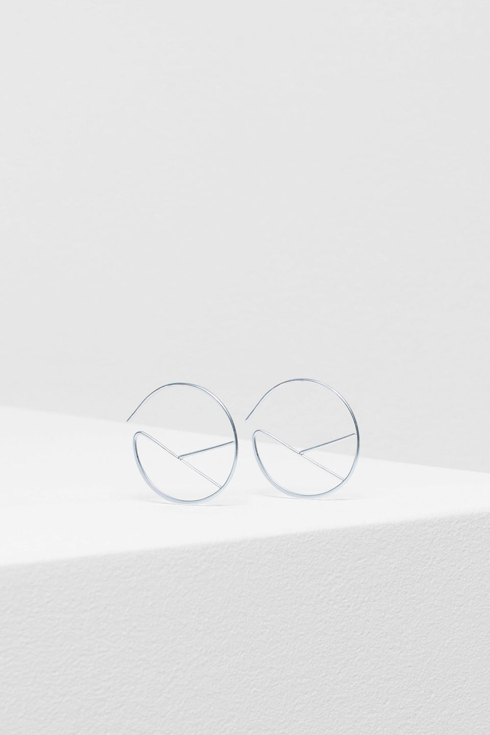 Hallie Earrings | SILVER MATTE