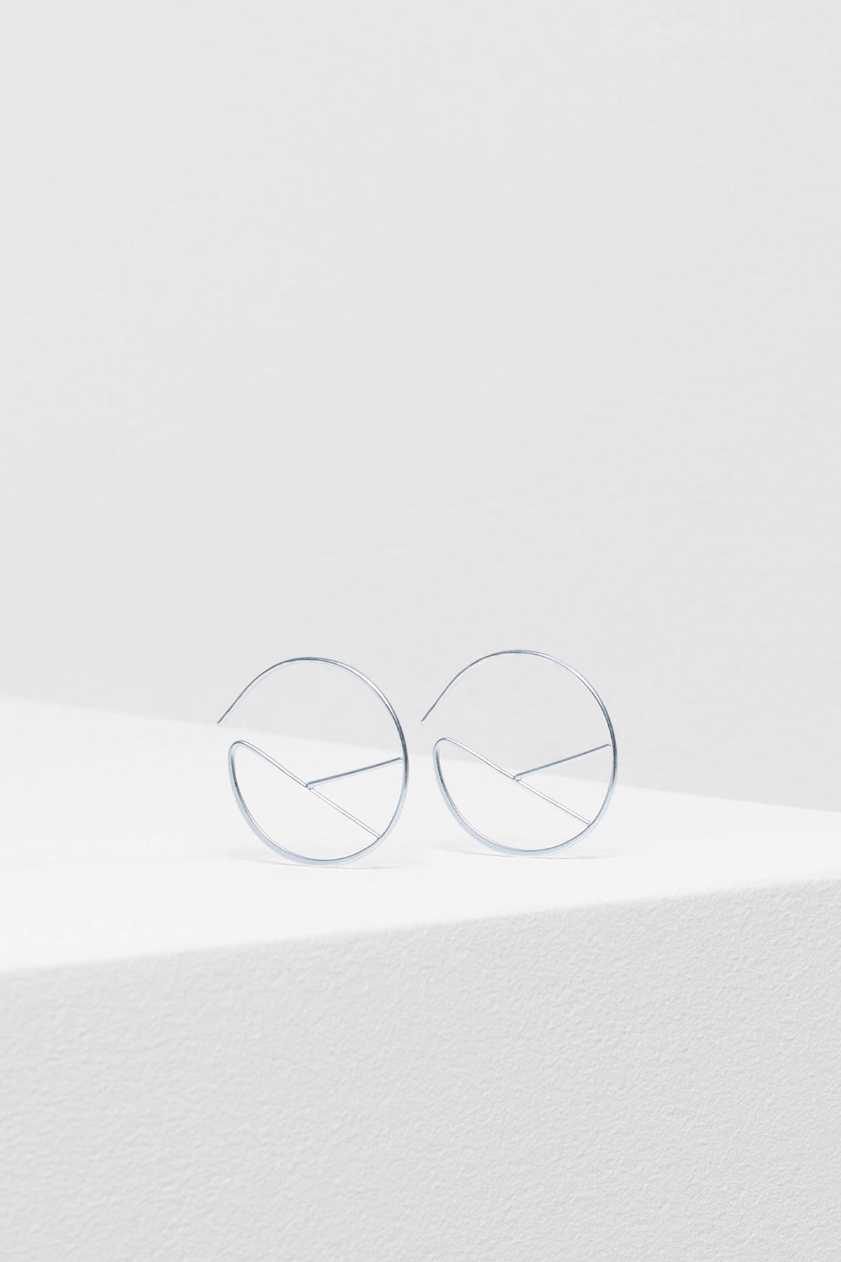 Hallie Earrings | SILVER MATTE