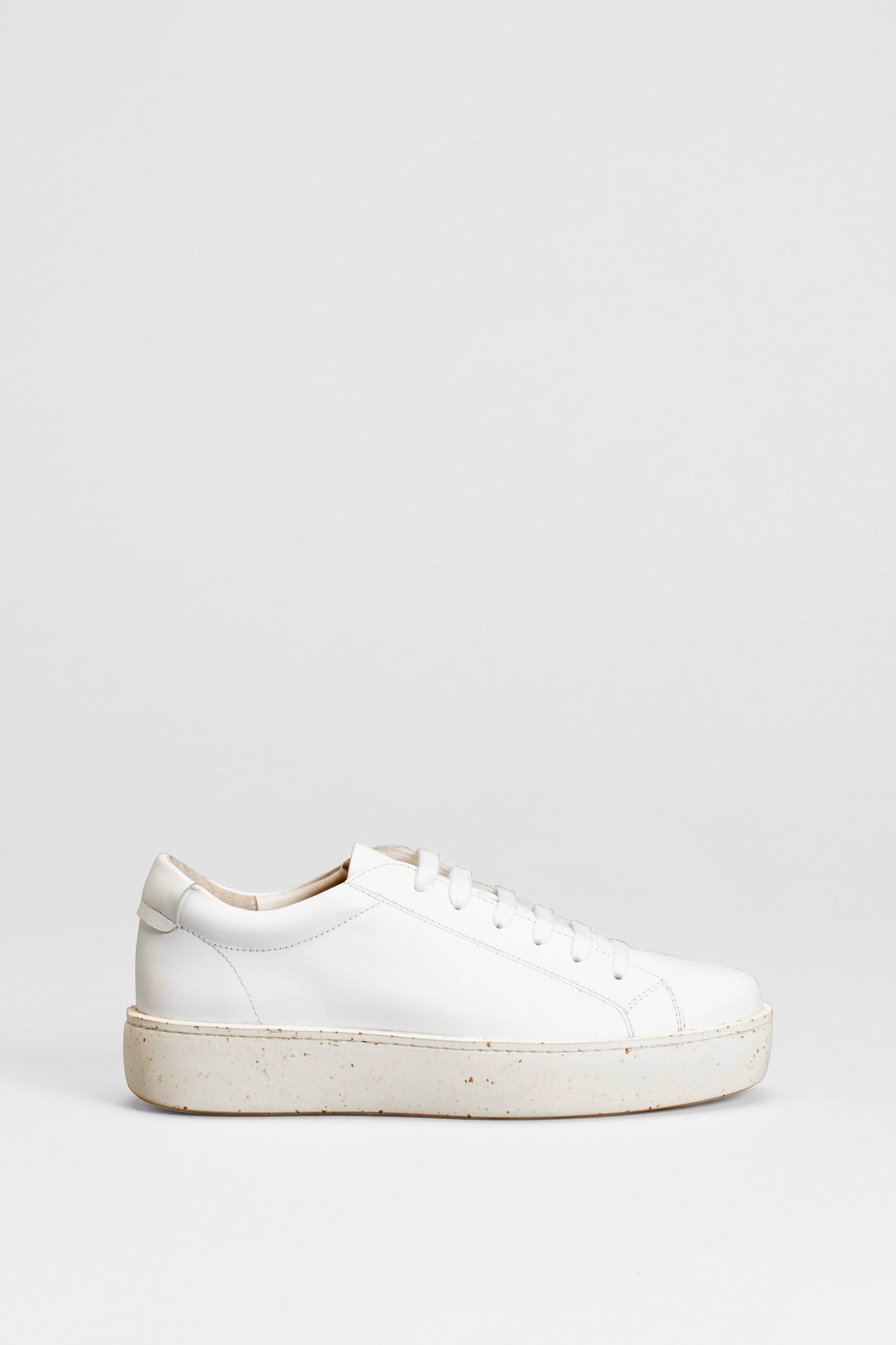 Risby Recycled Sole Sneaker Side WHITE
