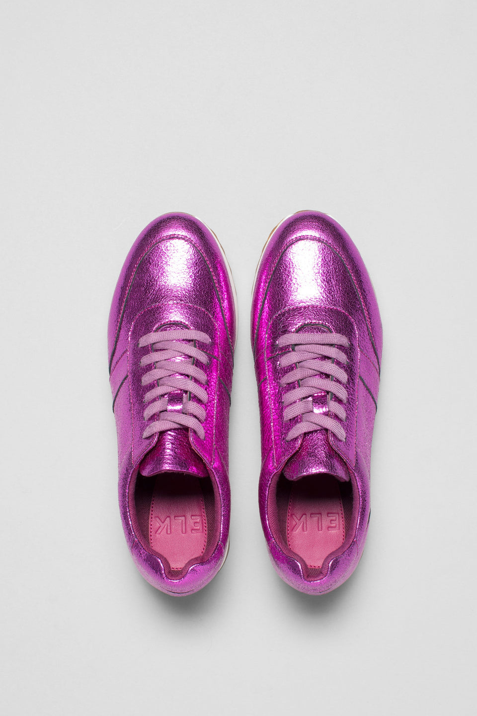 Beate Metallic Trainer Overhead | FUCHSIA