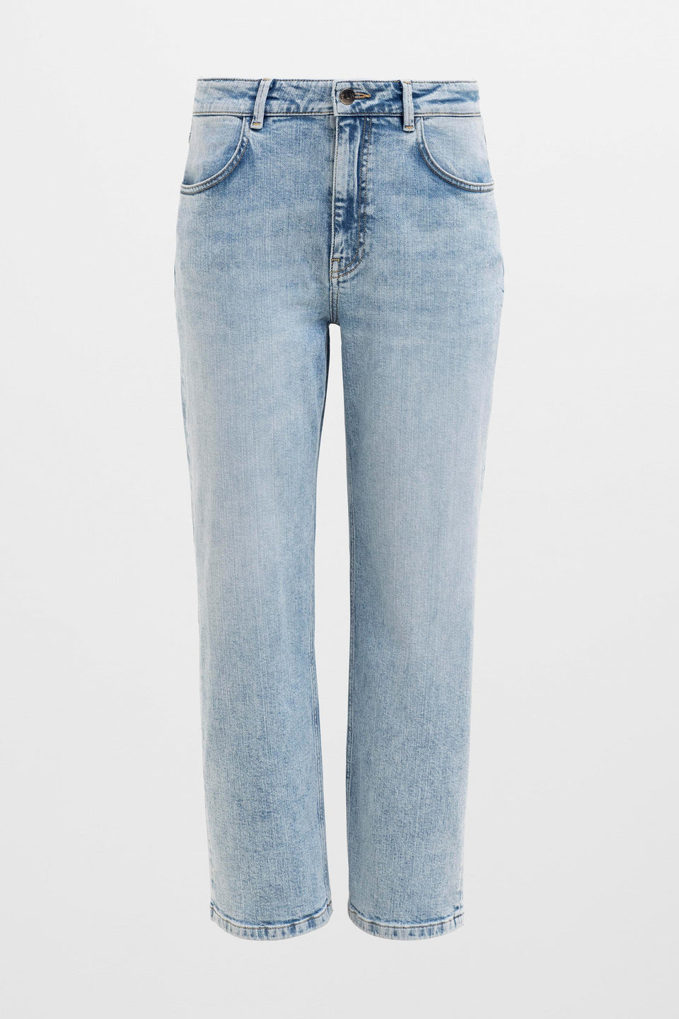 Ven Light Wash Mid Rise Regular Fit Jean Front | LIGHT WASH