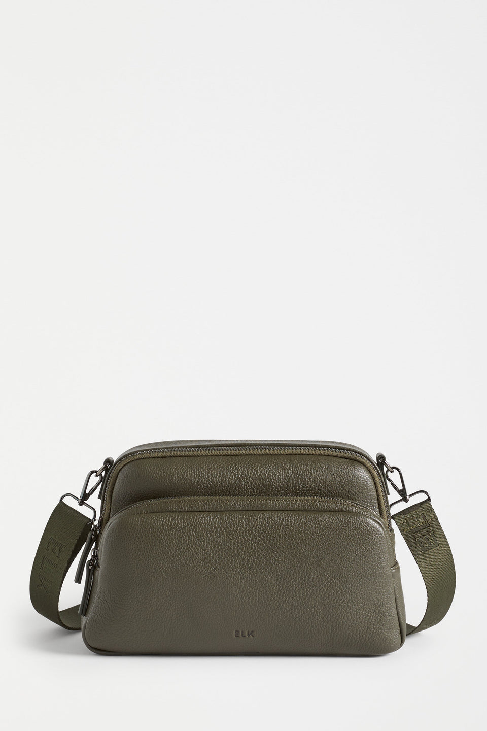 Beya Medium Sized Vegan Crossbody Bag Back | OLIVE
