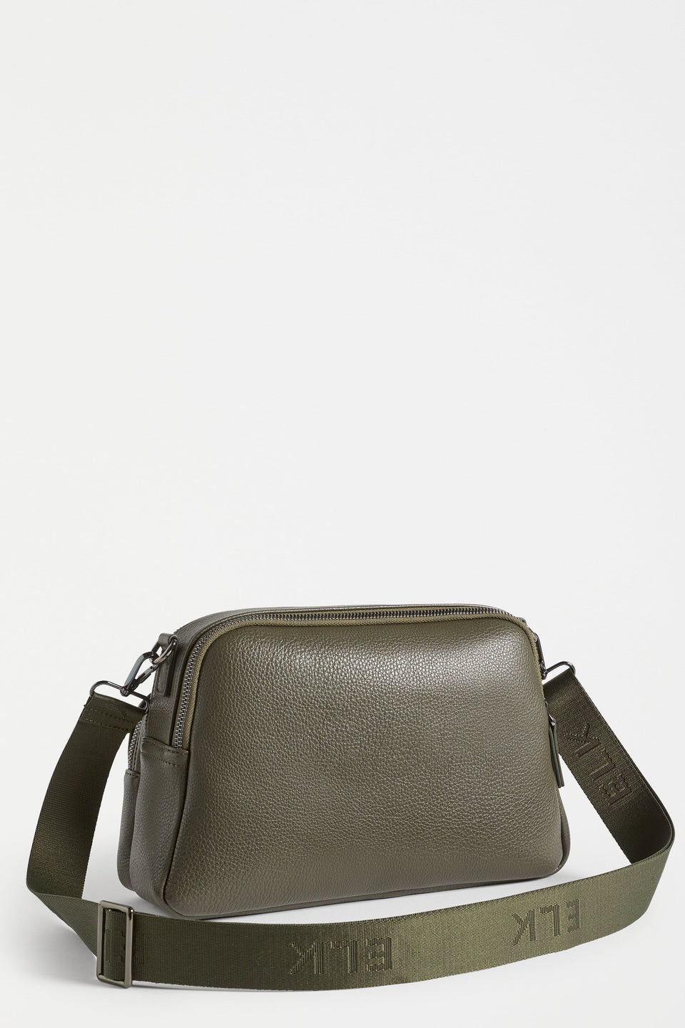 Beya Medium Sized Vegan Crossbody Bag Front | OLIVE