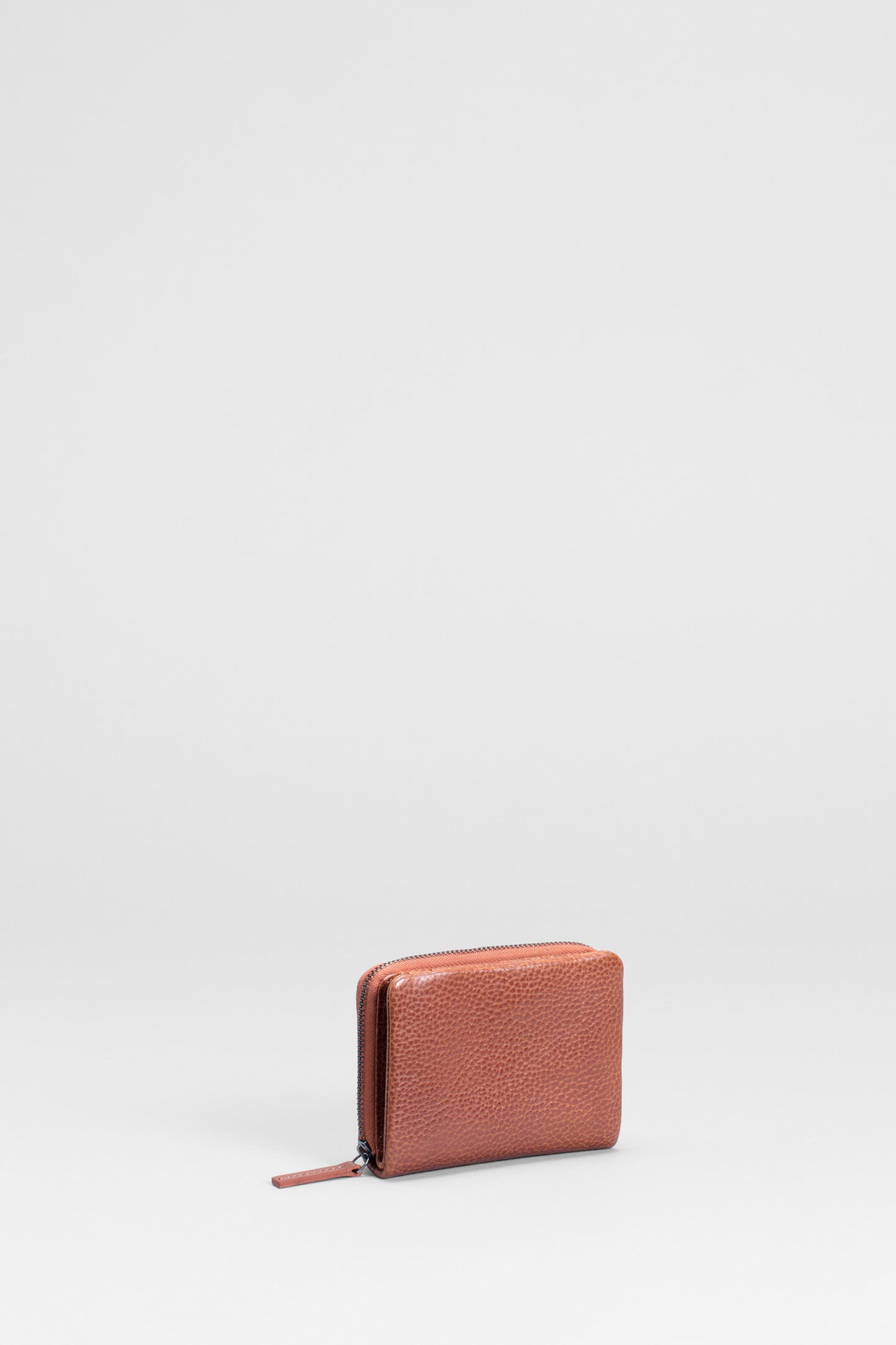 Canutte Leather Wallet Front | TAN / TAN