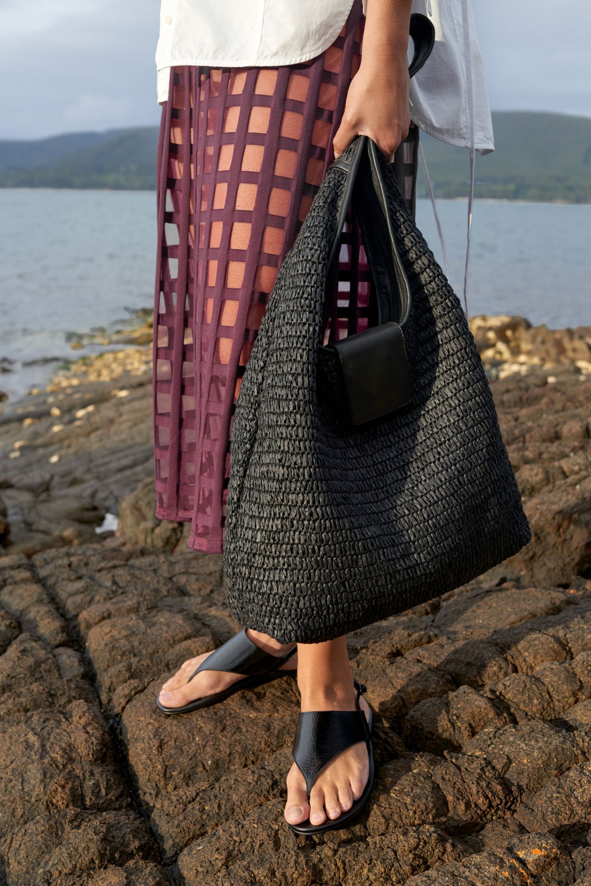 Ilmsta Large Shopper Large Bags - ELK | BLACK