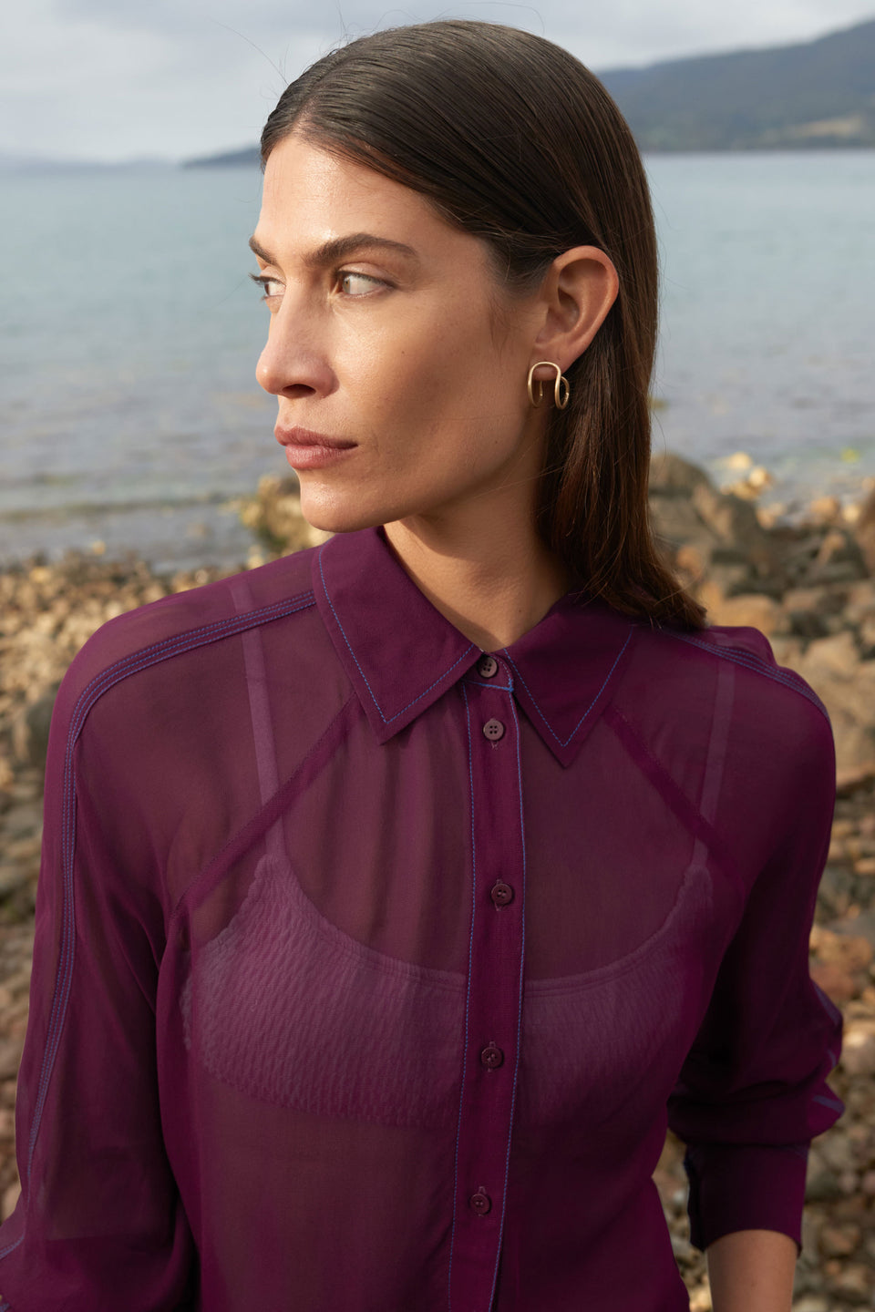 Alema Shirt Shiraz Tops - ELK | SHIRAZ