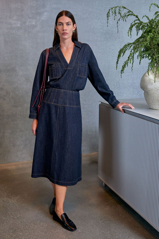 Valor Skirt Skirts & Shorts - ELK | DARK BLUE WASH
