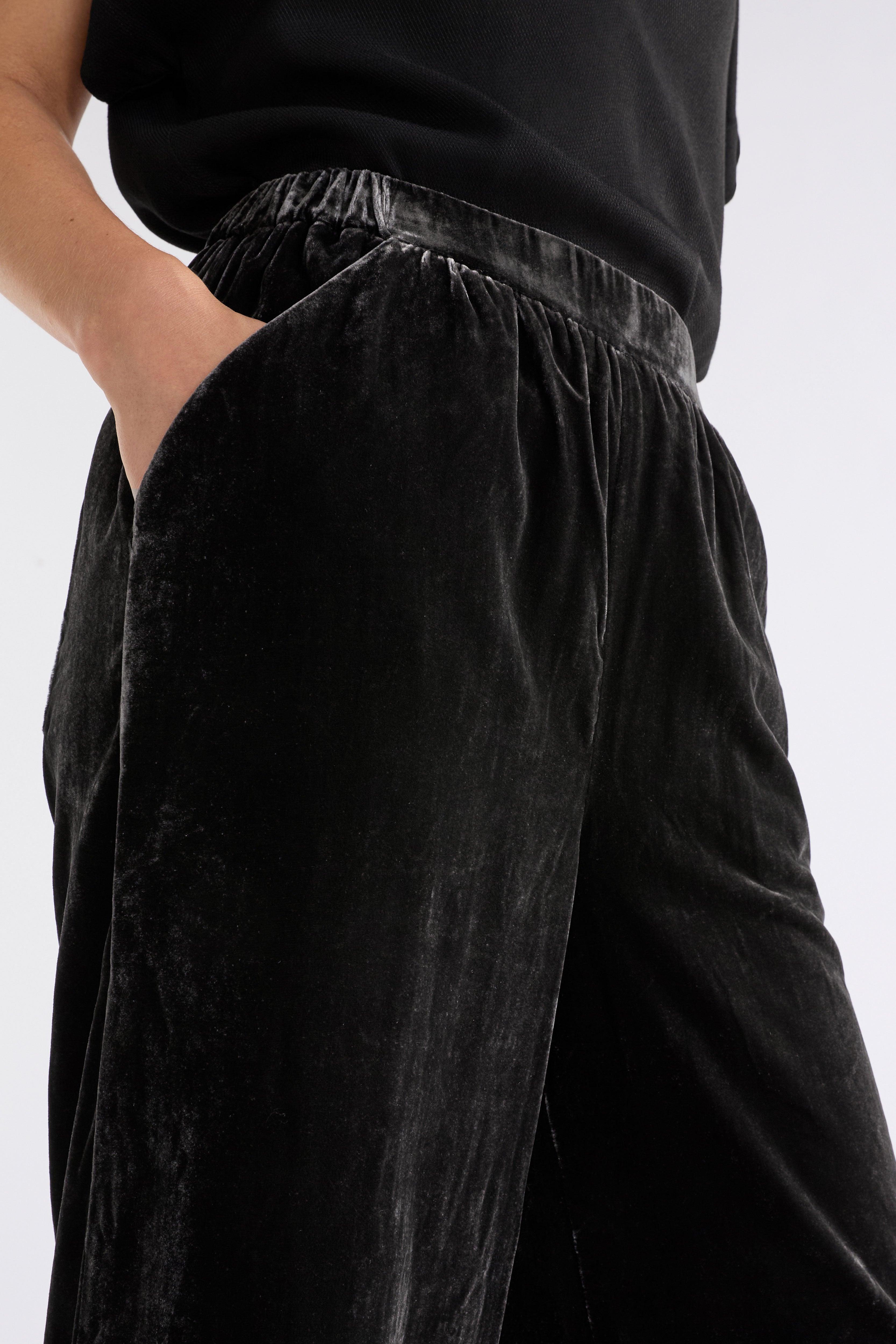 Shop The Metti Velvet Wide Leg Pant | ELK AU