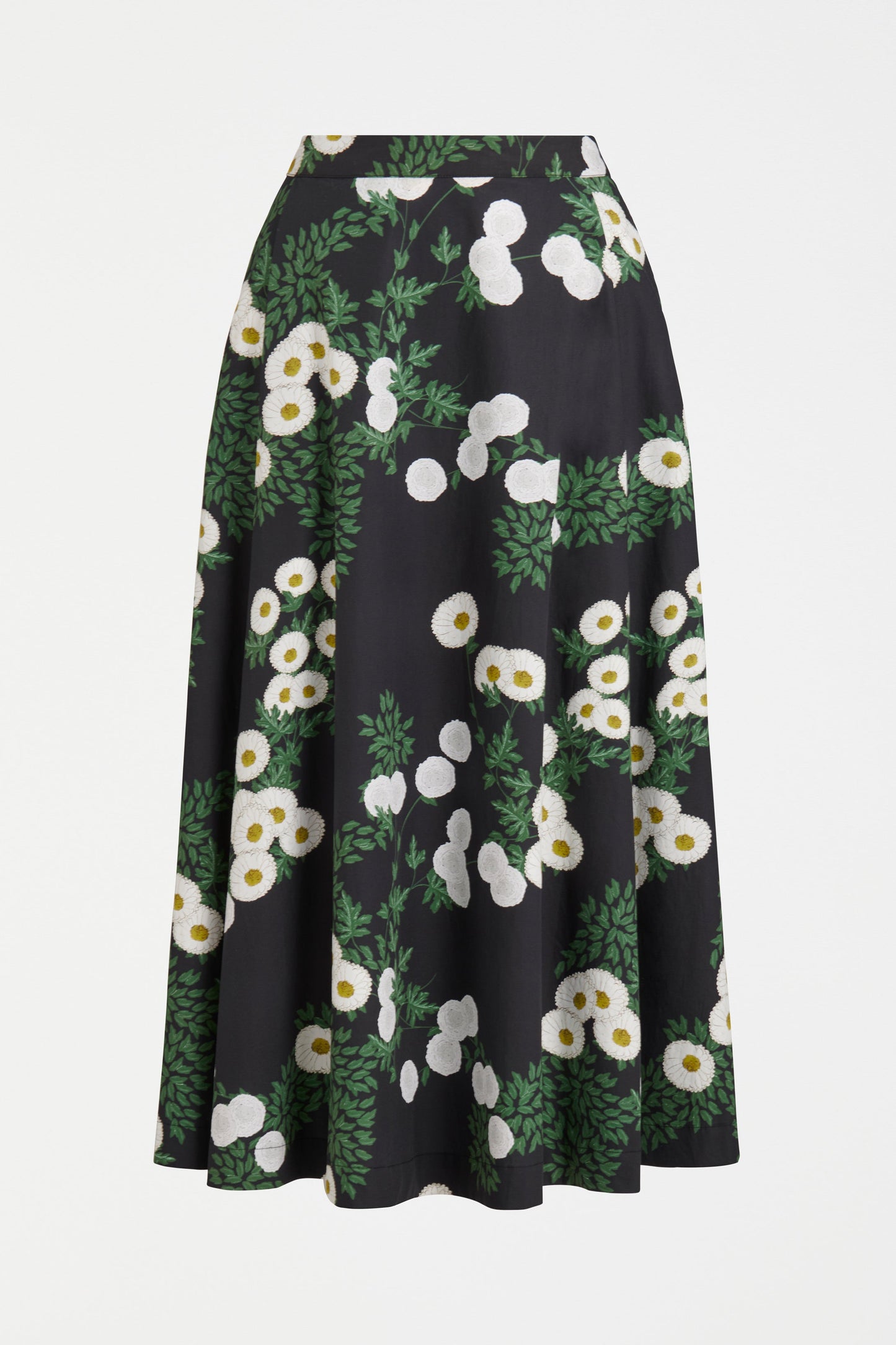 Blaec Midi Length Printed Gathered Skirt Front | FIELD PRINT