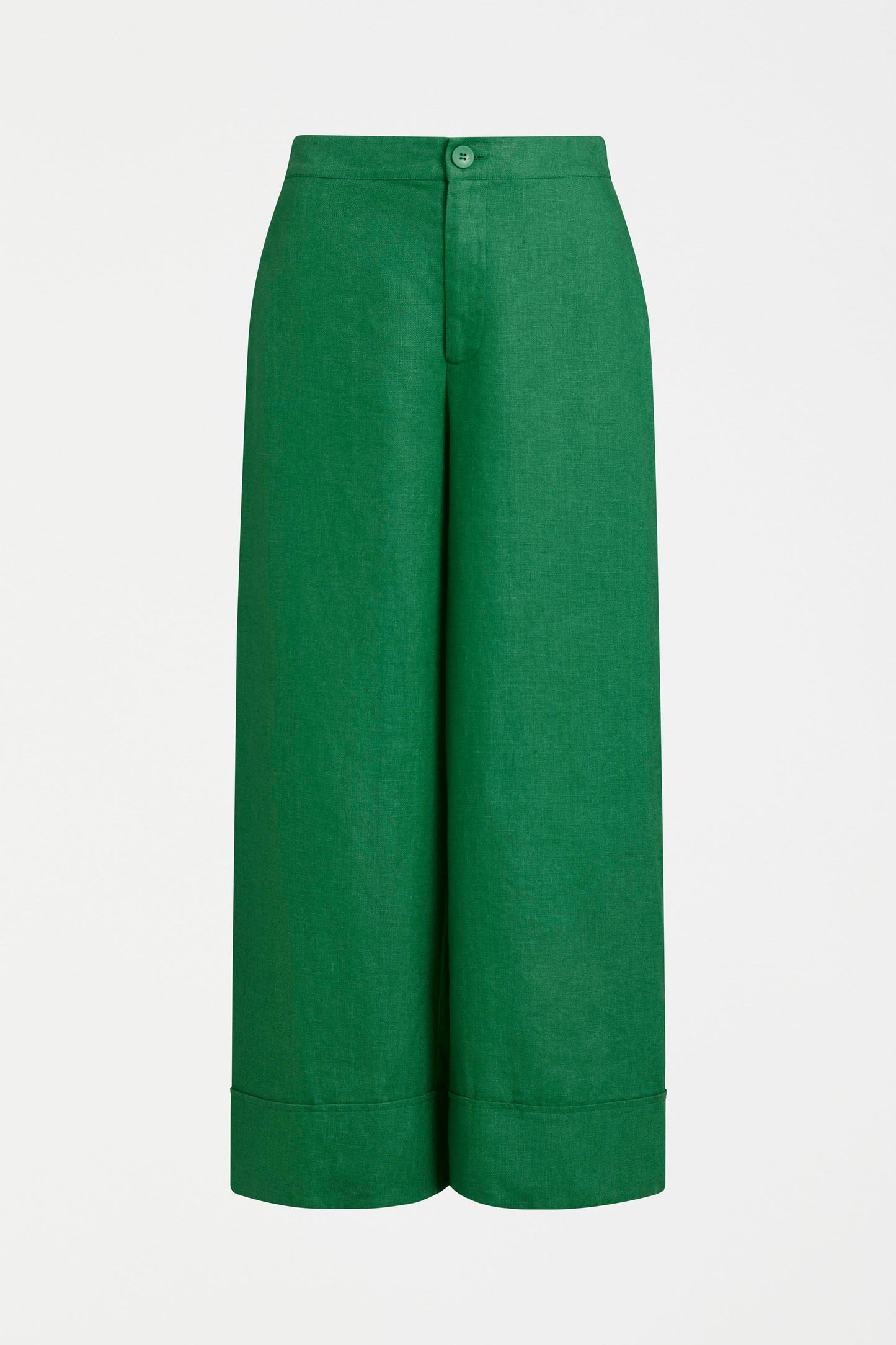 Anneli Linen Pant Front | IVY GREEN