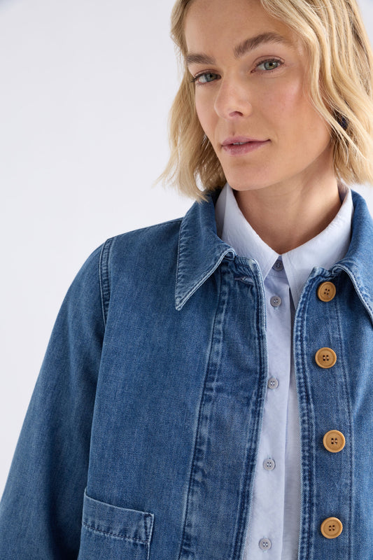 Marn Denim Jacket Jackets - ELK | DARK BLUE WASH