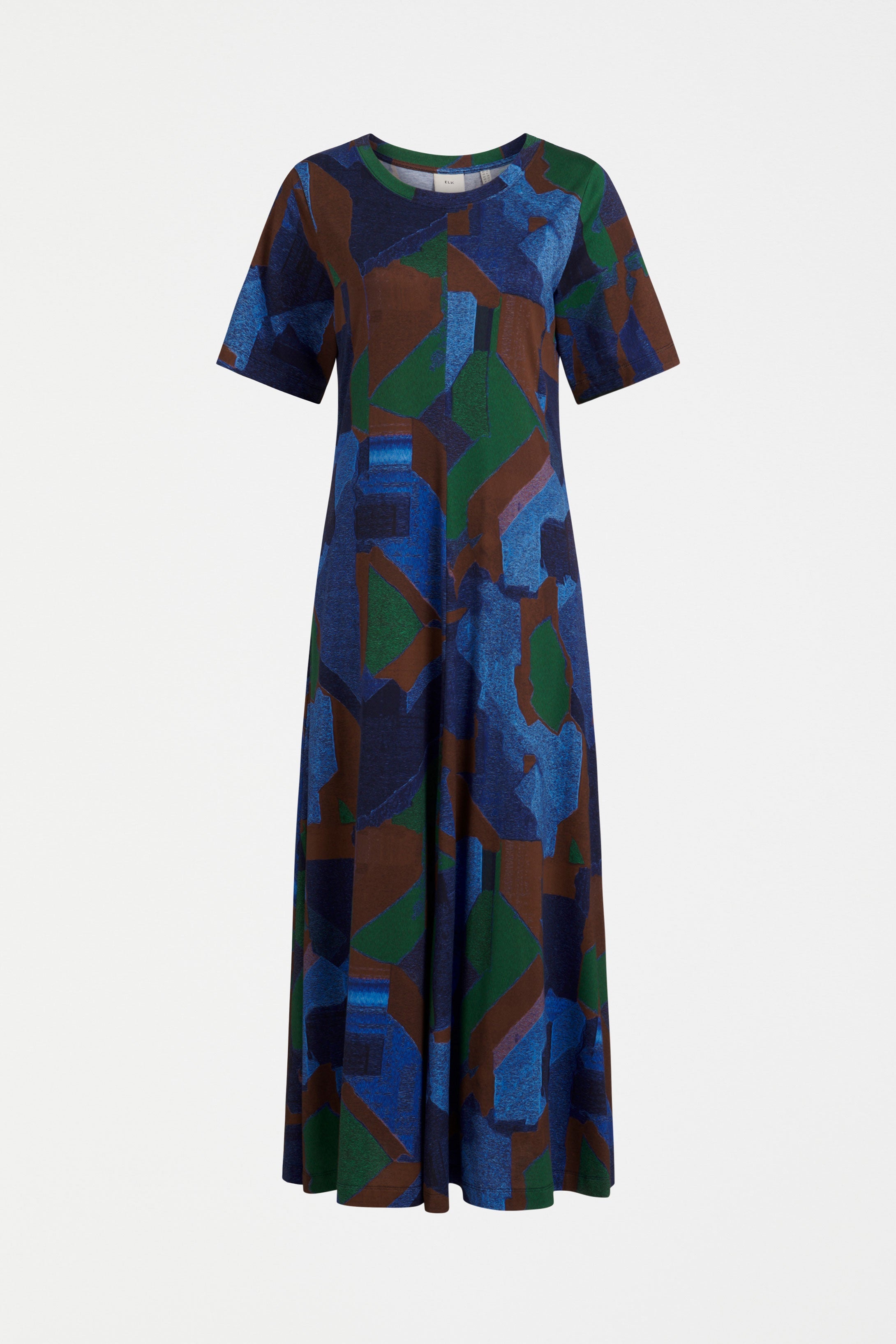 Shop The Dega Organic Cotton Jersey Print T-shirt Dress | ELK AU