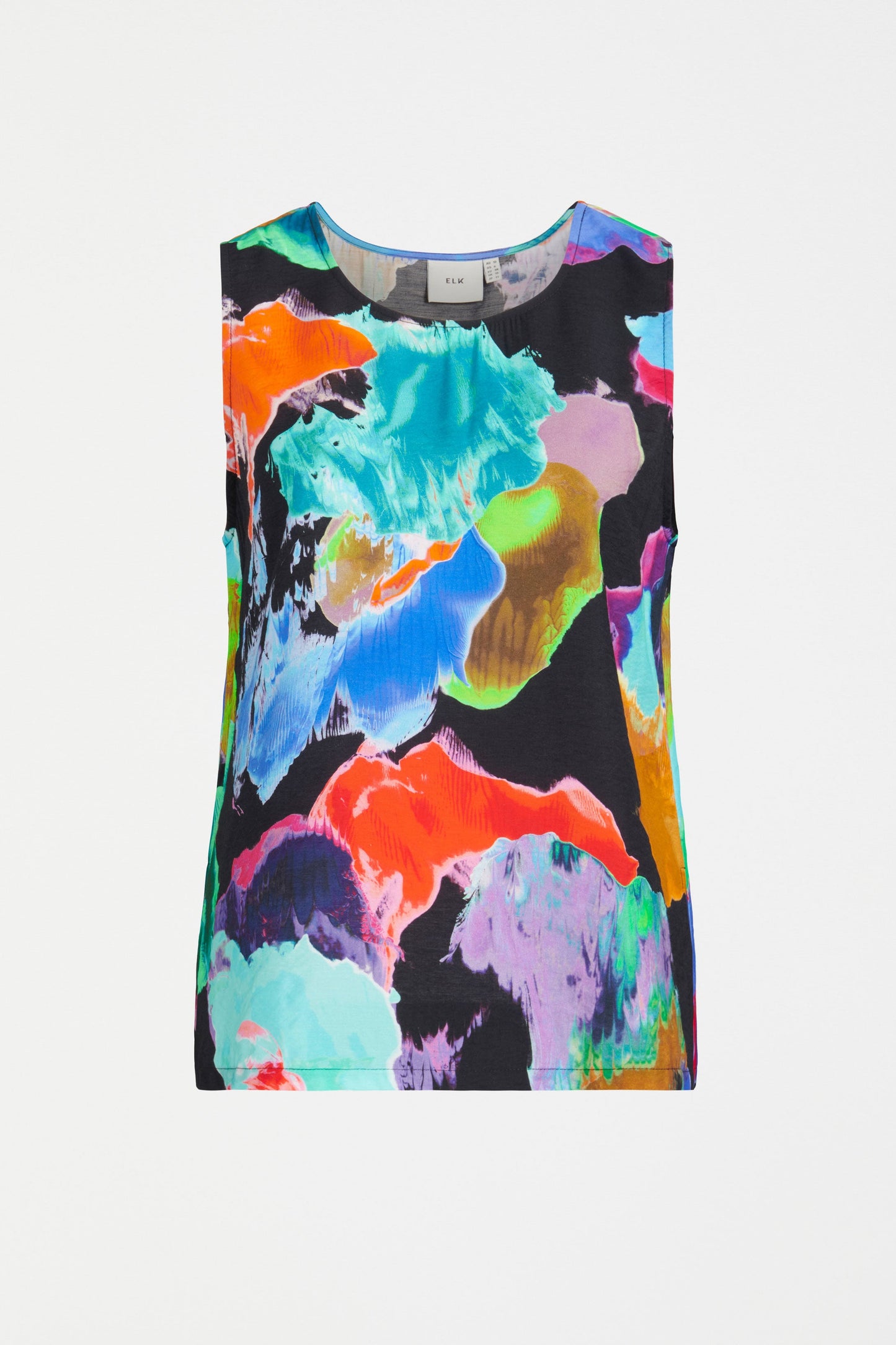 Tili Sleeveless Print Shift Top Front | REM PRINT