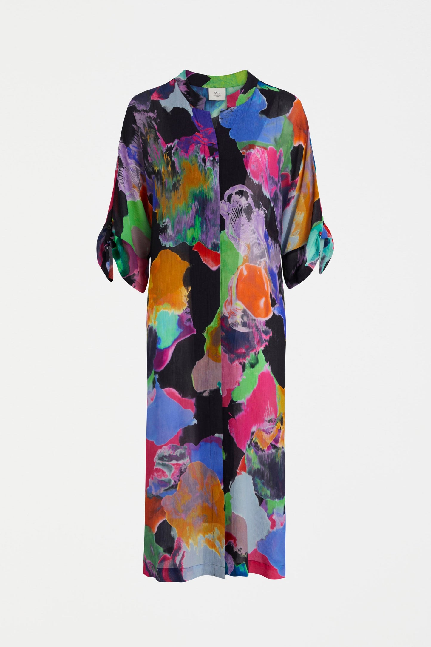 Soma Semi Sheer Print Shirt Dress Front | REM PRINT