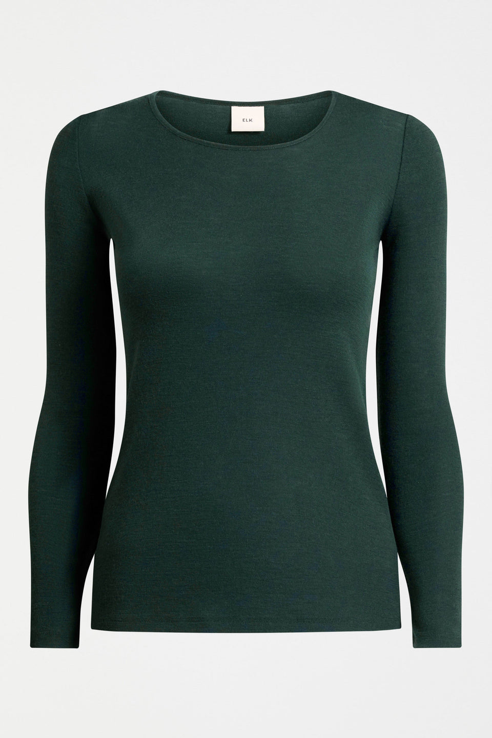 Merino Long Sleeve Top Tops - ELK | DARK PINE