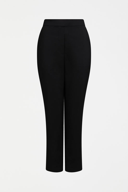 Sorell Organic Cotton Stretch Slim Leg Pant Front | BLACK