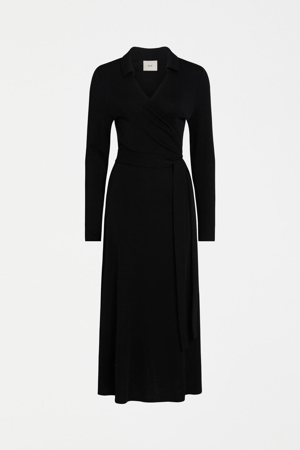 Merino Wool Wrap Dress
