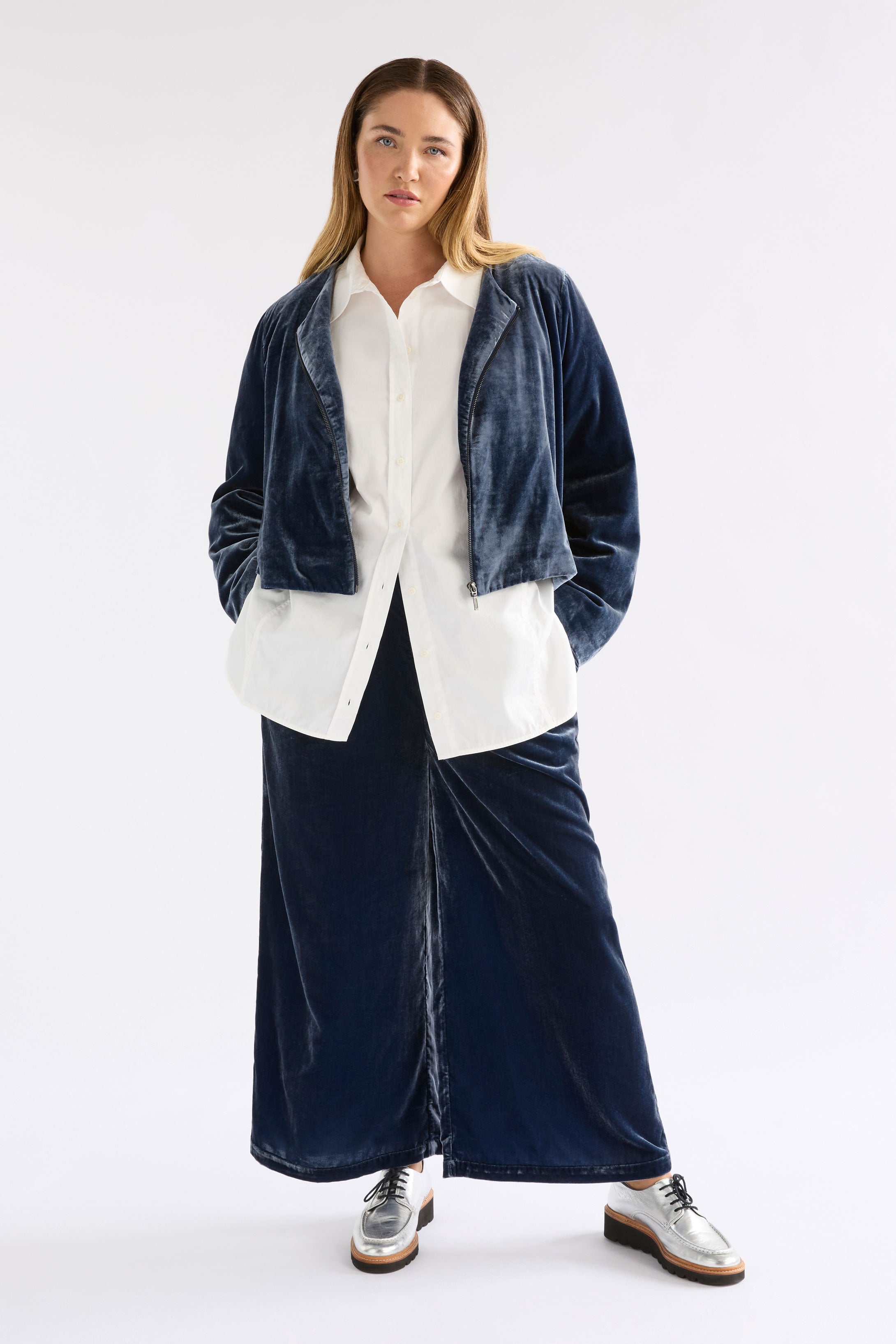 Shop The Suuri Velvet Zip Up Short Jacket | ELK AU