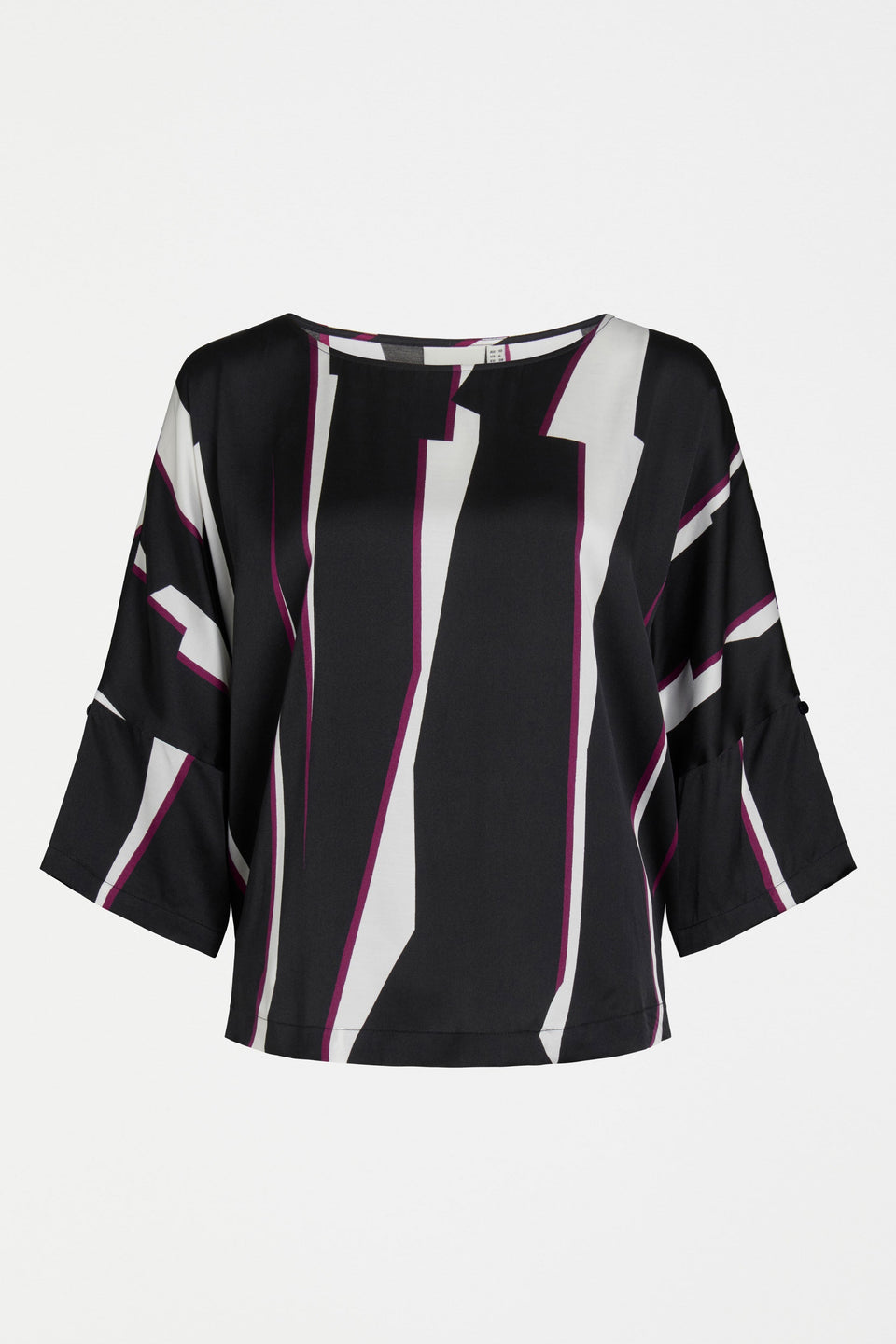 Devon Batwing Print Top Front | MODULAR PRINT
