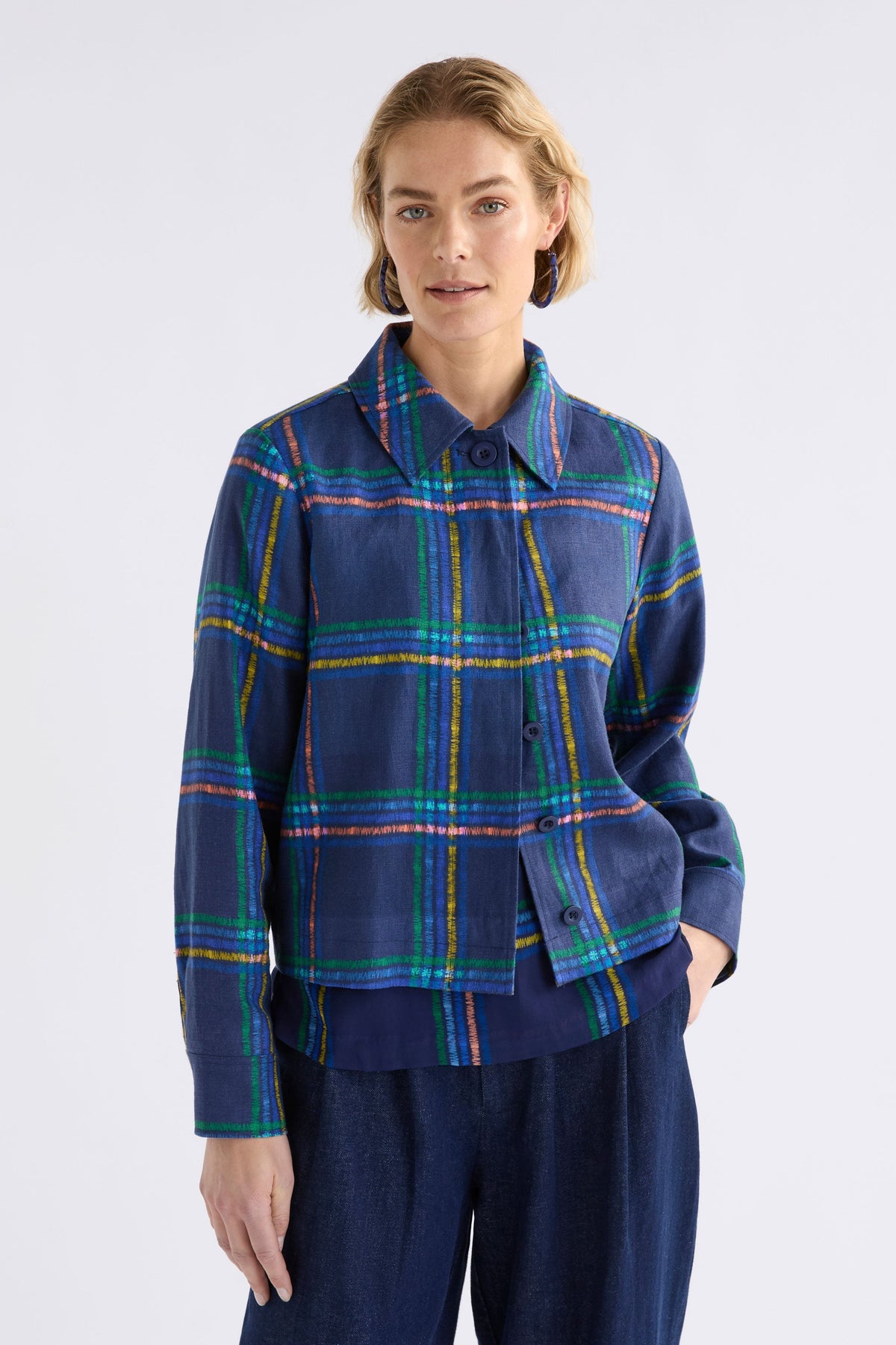 Paimo Jacket on Model Close Up | ELBA CHECK
