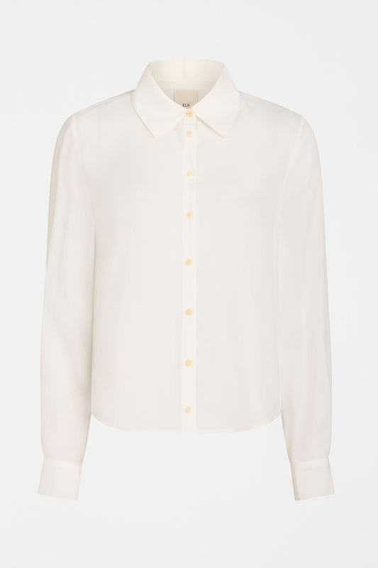 Tettu Shirt with buttons Flay Lay | WHITE