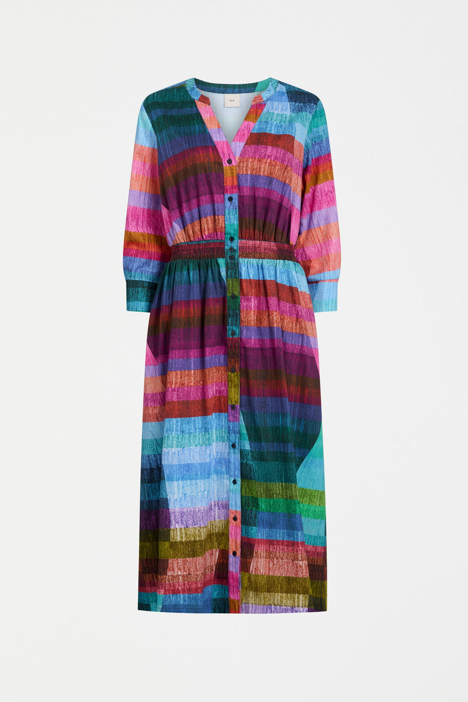 Gia 3/4 Sleeve Shirt Dress