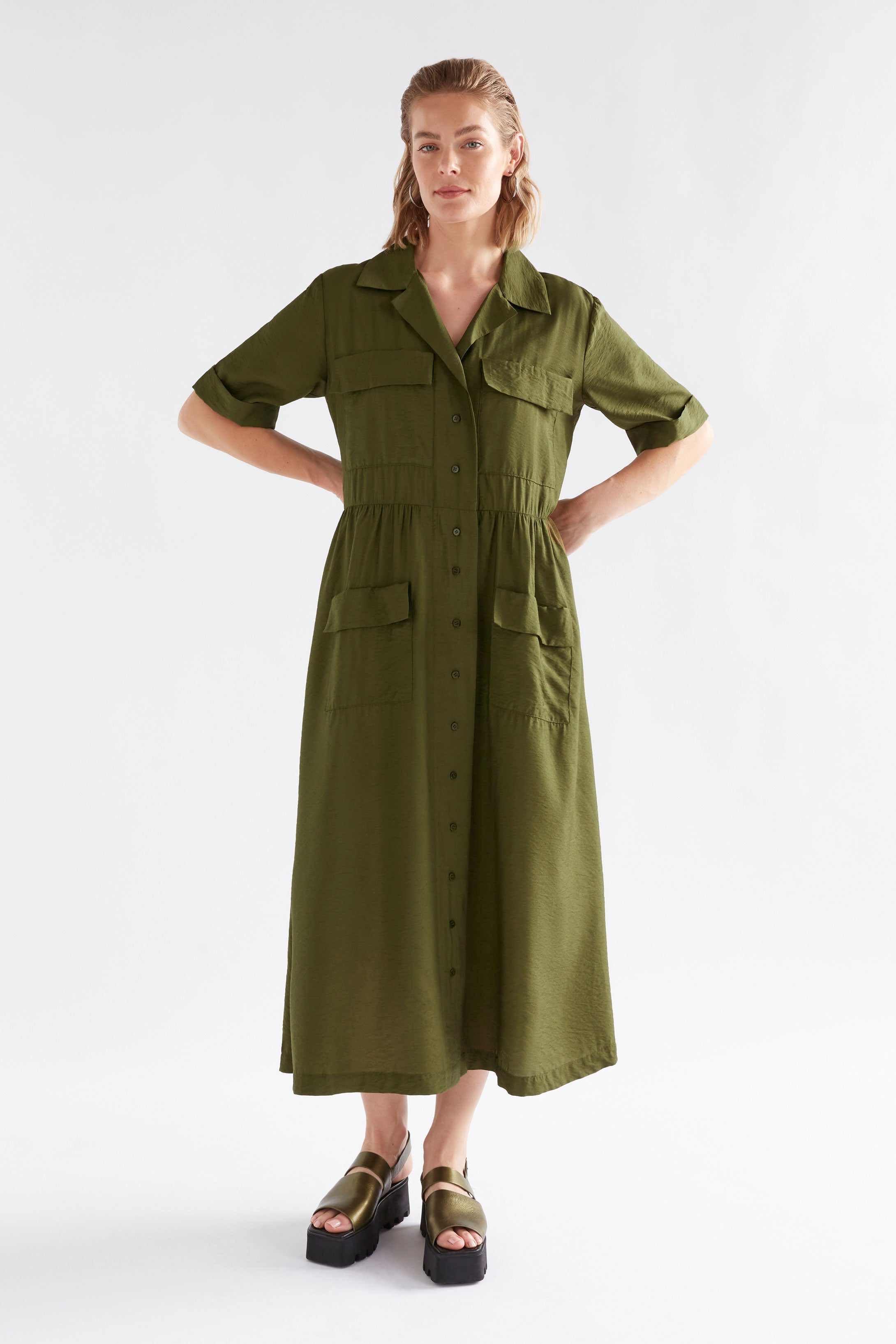 Shop the Eine Short Sleeve Shirt Dress | ELK AU